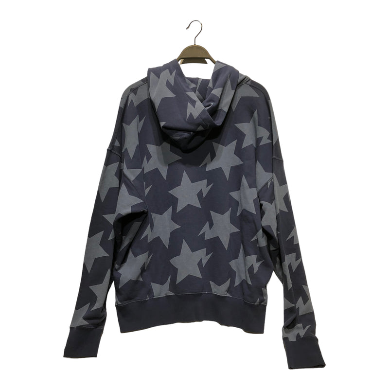 BAPE/Hoodie/L/All Over Print/Cotton/NVY/STARS ALL OVER