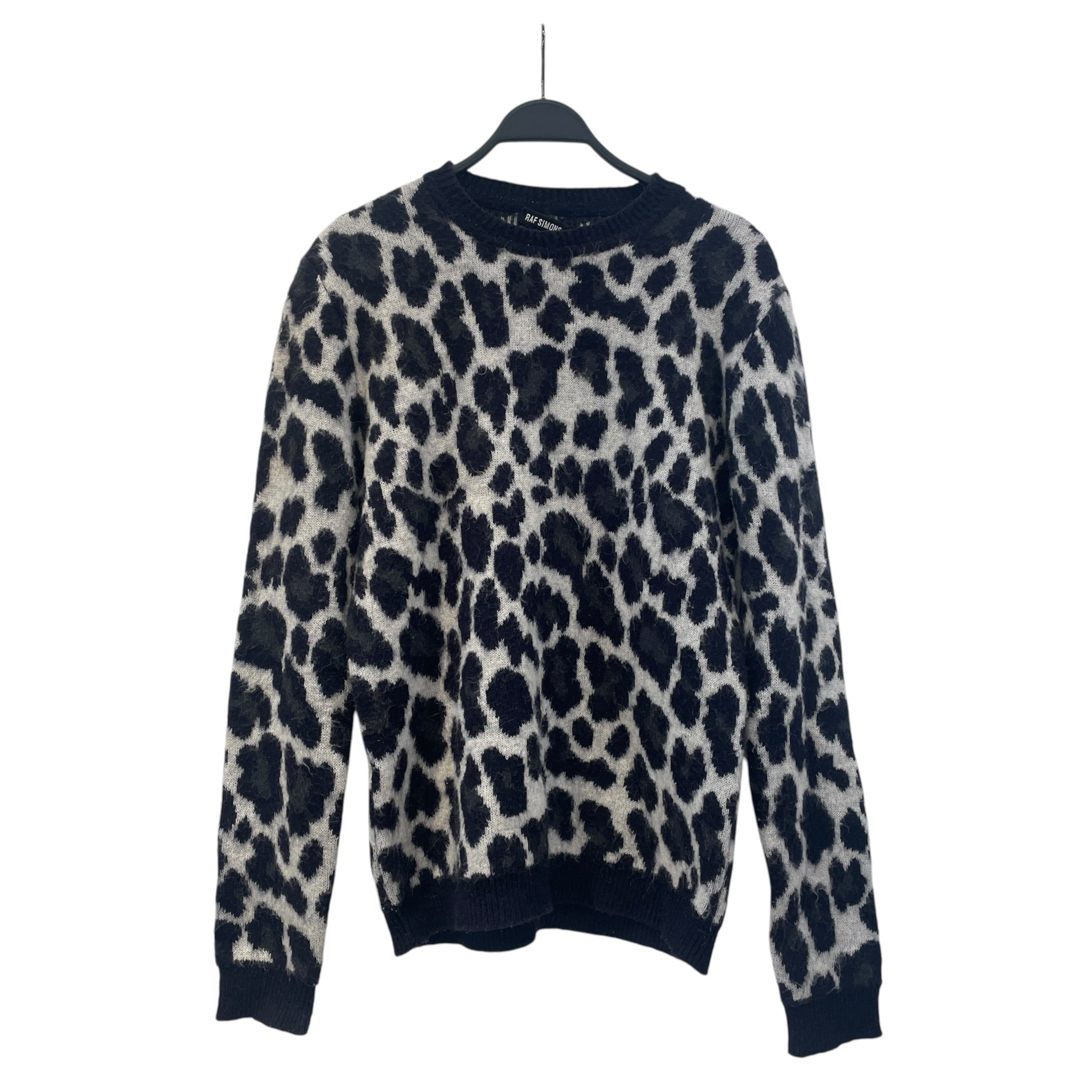 RAF SIMONS/Sweater/L/Leopard/Mohair/MLT/F/W13 Leopard Mohair Sweater view 1