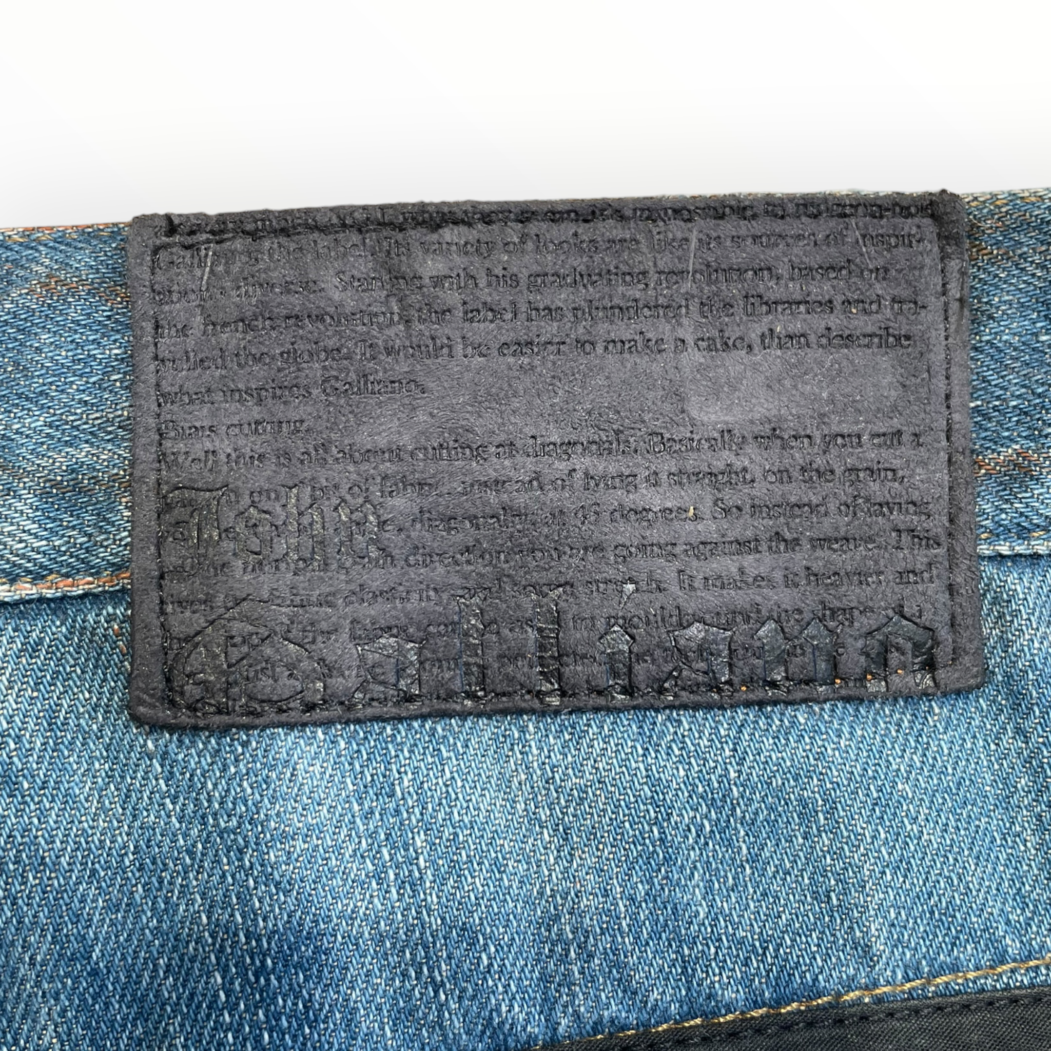 John Galliano/Pants/30/Denim/BLU/ view 3