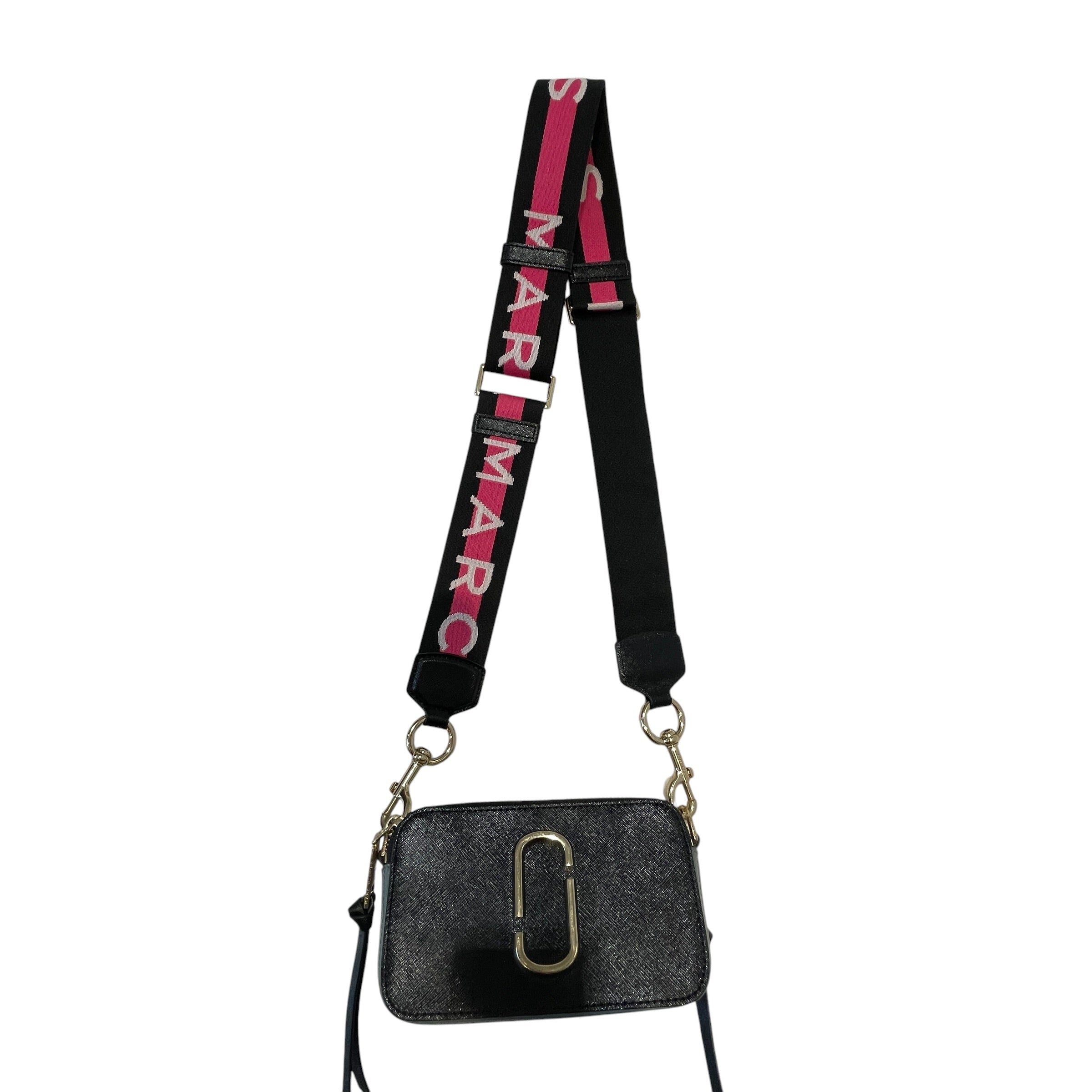 MARC JACOBS/Cross Body Bag/Leather/BLK/Snapshot view 1