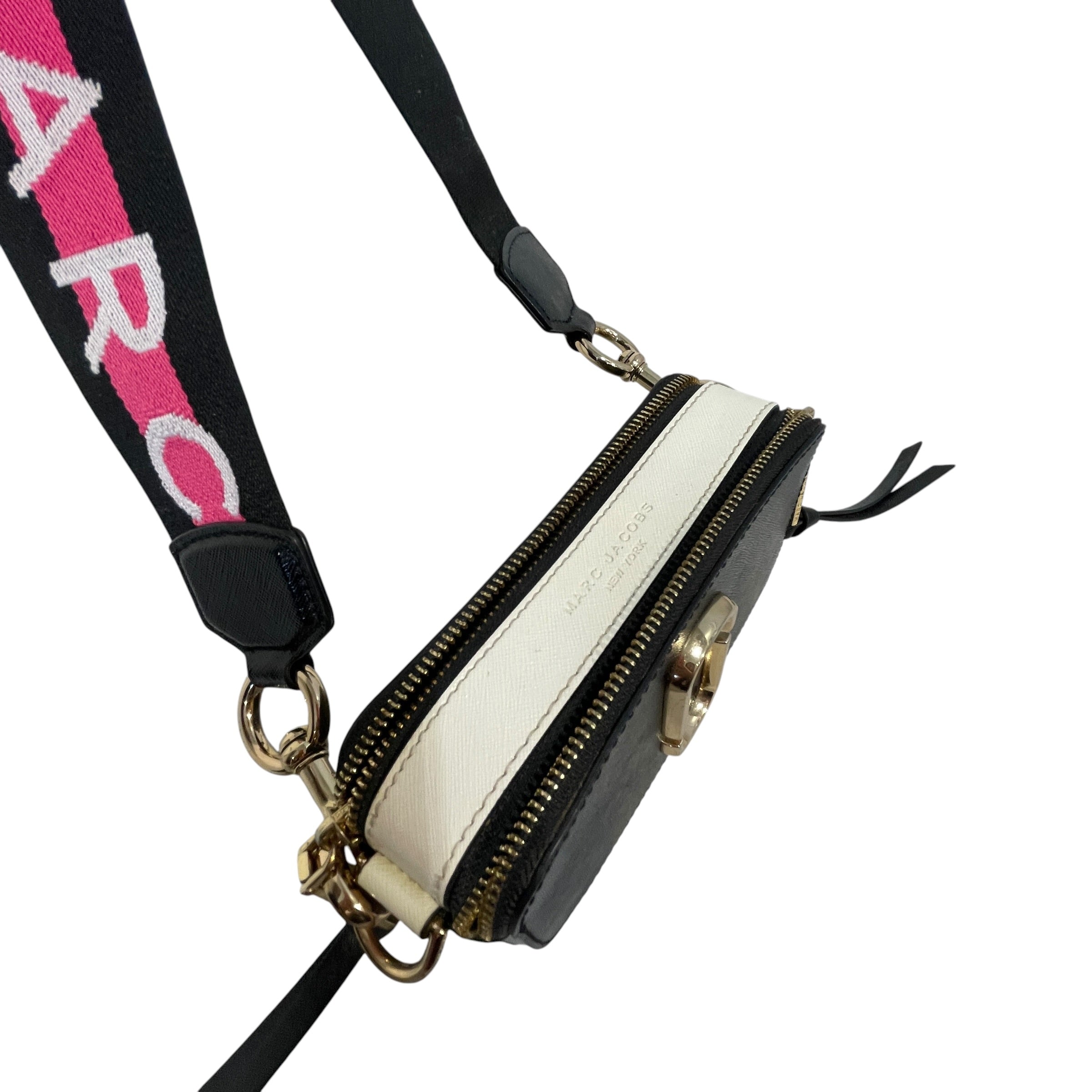 MARC JACOBS/Cross Body Bag/Leather/BLK/Snapshot view 4