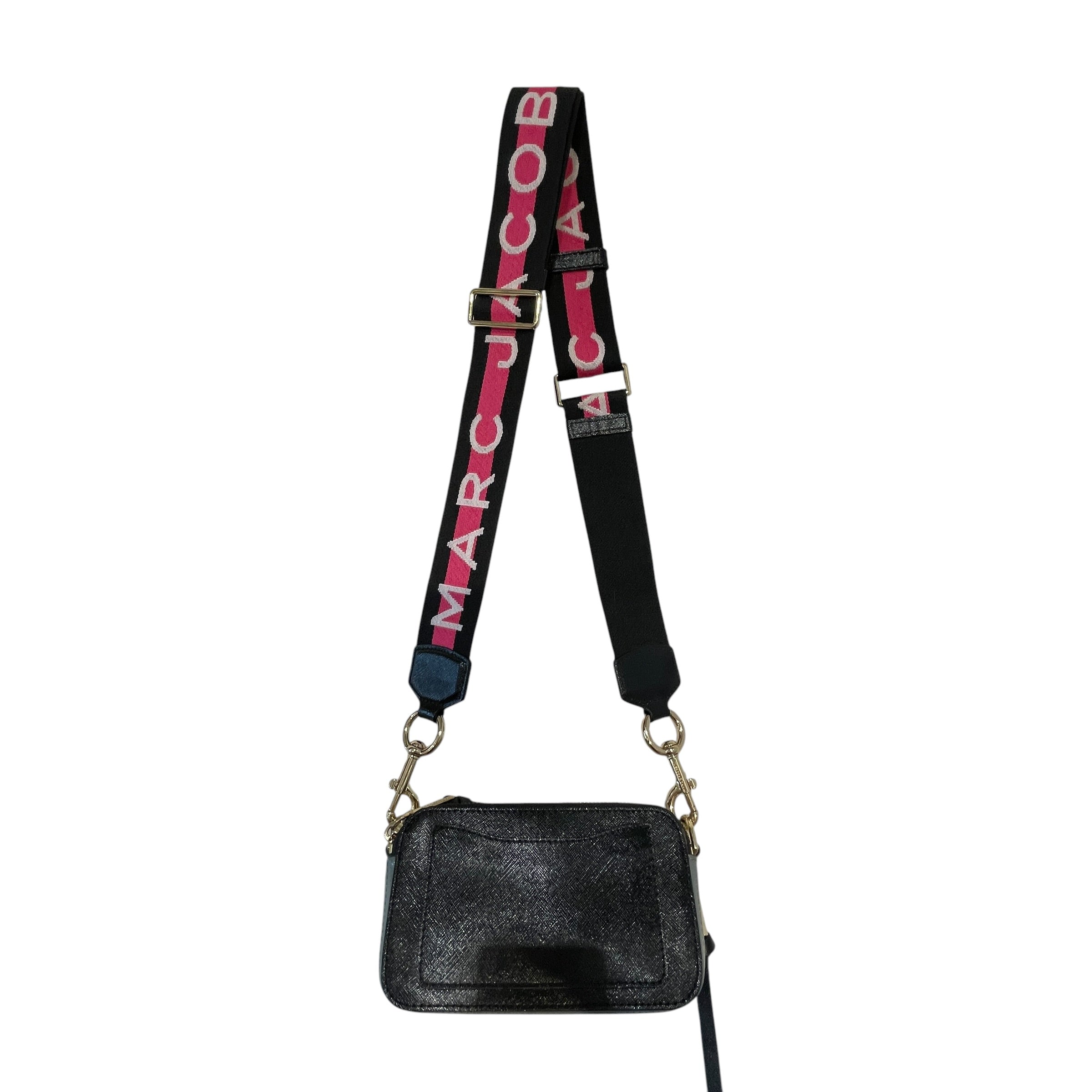 MARC JACOBS/Cross Body Bag/Leather/BLK/Snapshot view 2