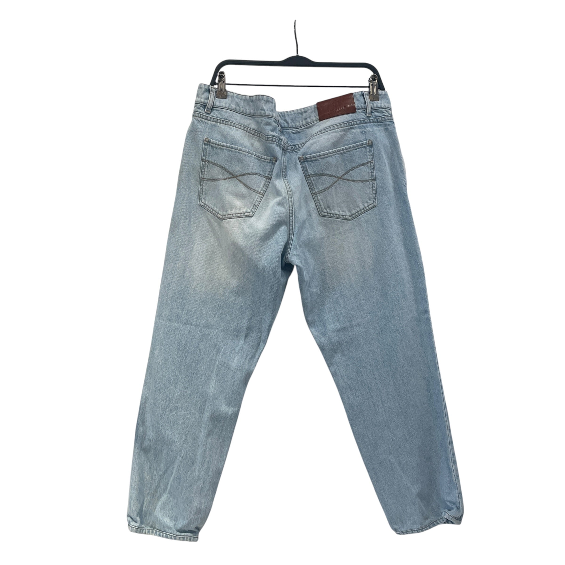 BRUNELLO CUCINELLI/Pants/54/Denim/BLU/light blue trad. fit view 2