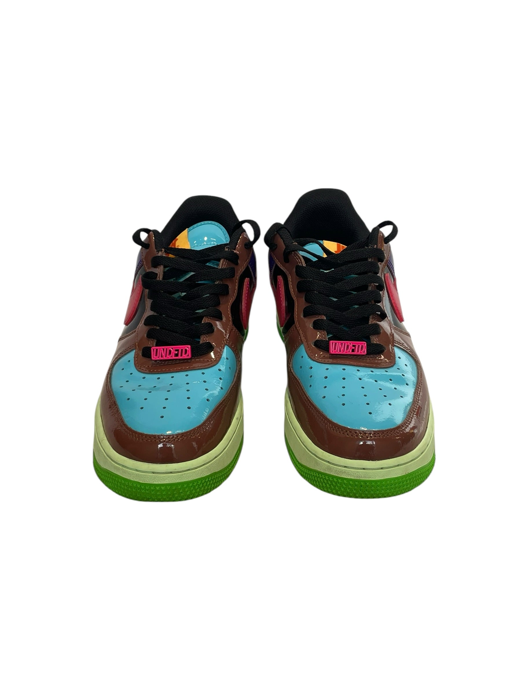 NIKE/Low-Sneakers/US 9.5/All Over Print/BLU/UNDEFEATED AF1 view 3