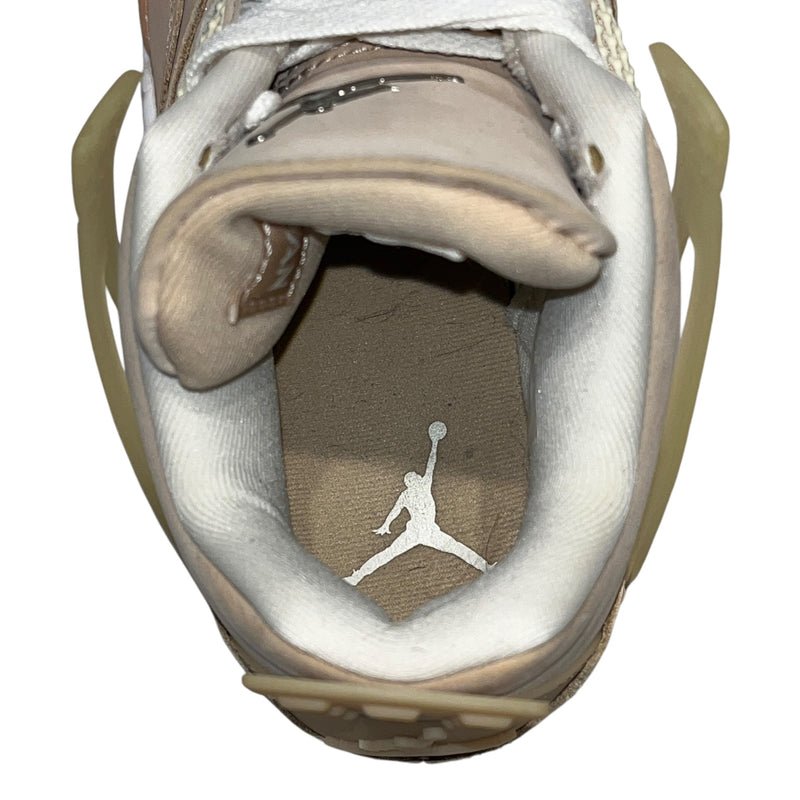 NIKE/Low-Sneakers/US 6/Suede/BEG/Jordan 4 Shimmer