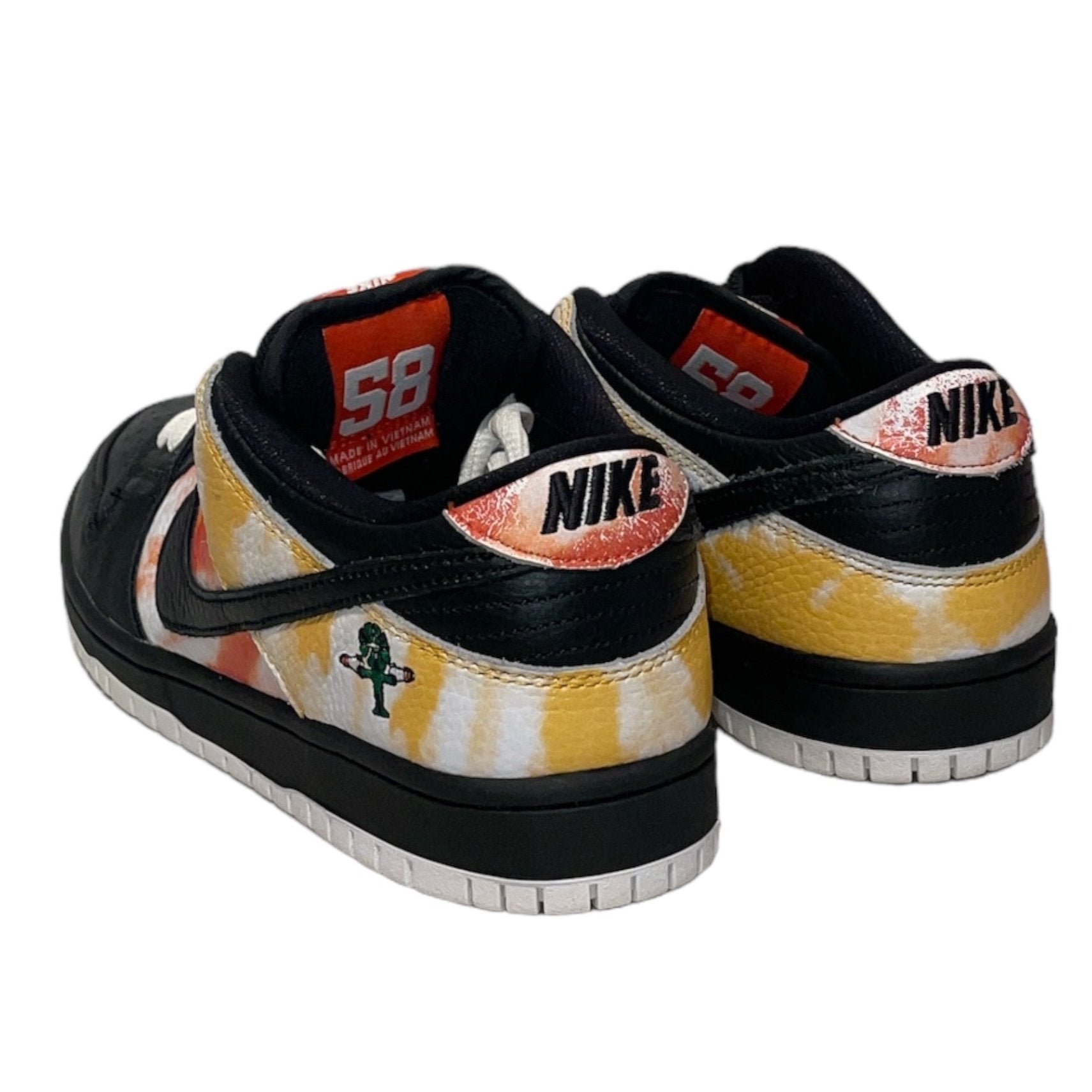 NIKE SB/Low-Sneakers/US 7/All Over Print/Leather/MLT/Tie Dye Raygun view 2
