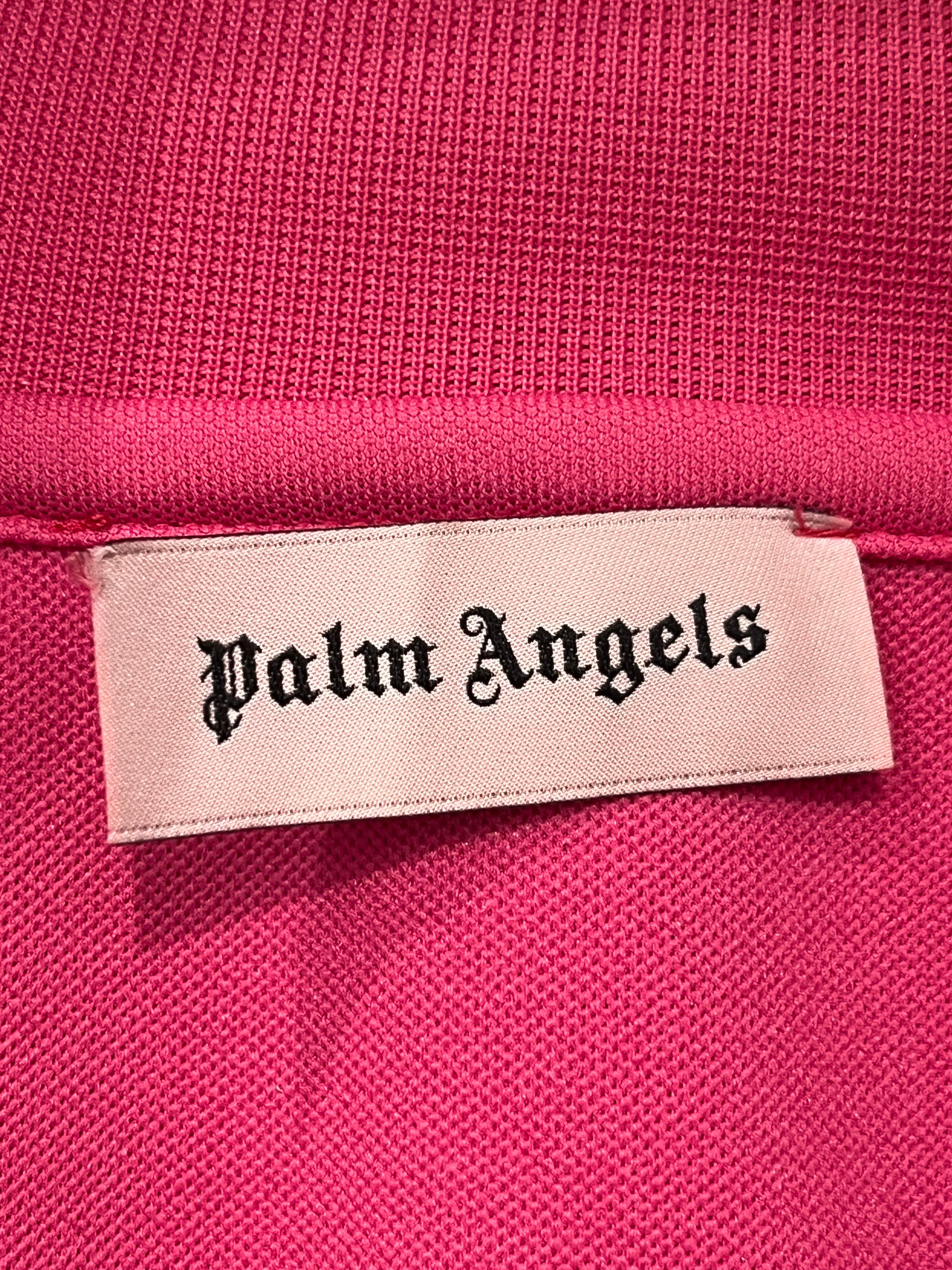 Palm Angels/Jacket/S/Polyester/PNK/pnk/neon grn track jkt view 5