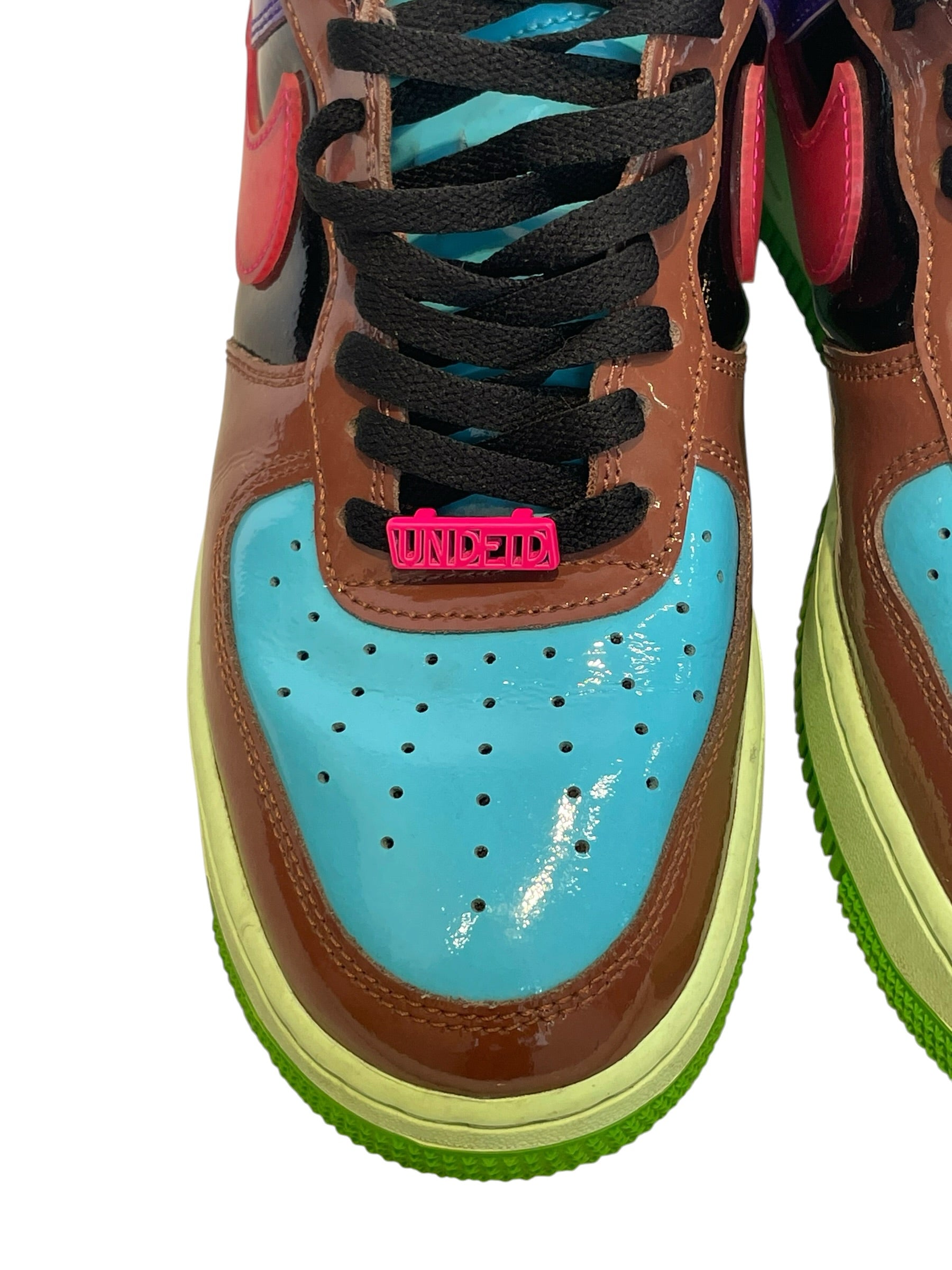 NIKE/Low-Sneakers/US 9.5/All Over Print/BLU/UNDEFEATED AF1 view 5