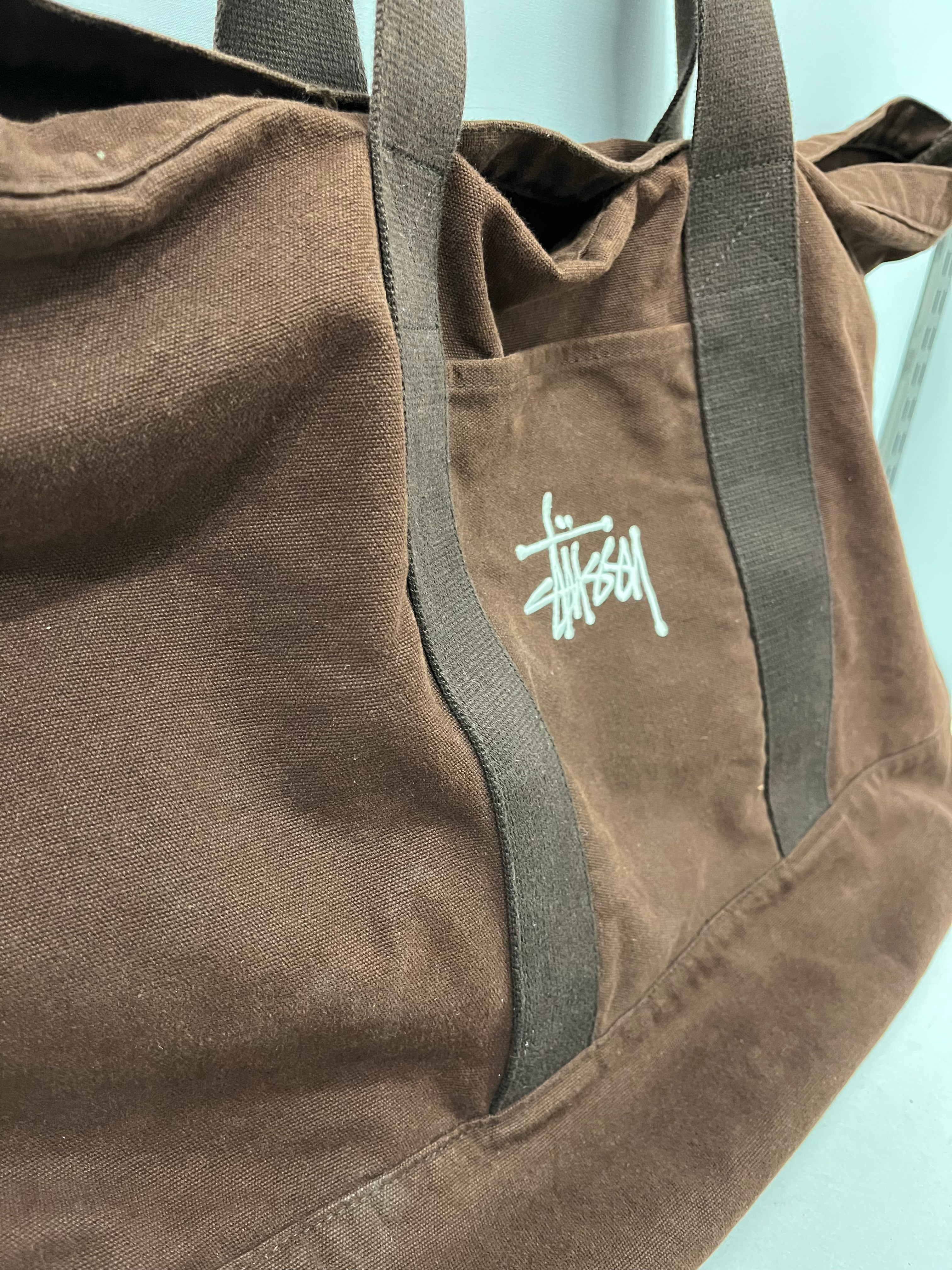 STUSSY/Tote Bag/Cotton/BRW/ view 6