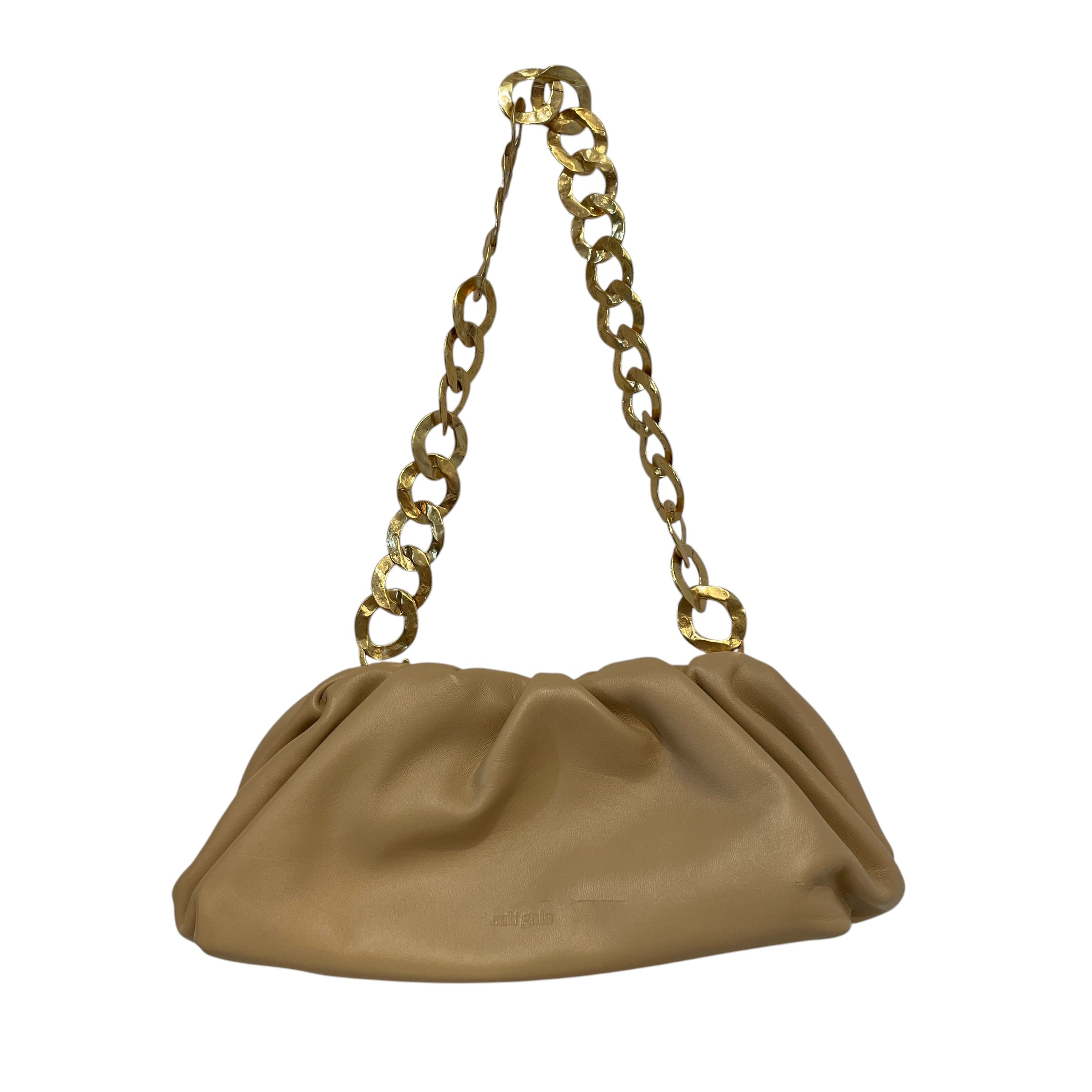 cult gaia/Hand Bag/Leather/BEG/Gold Links view 1
