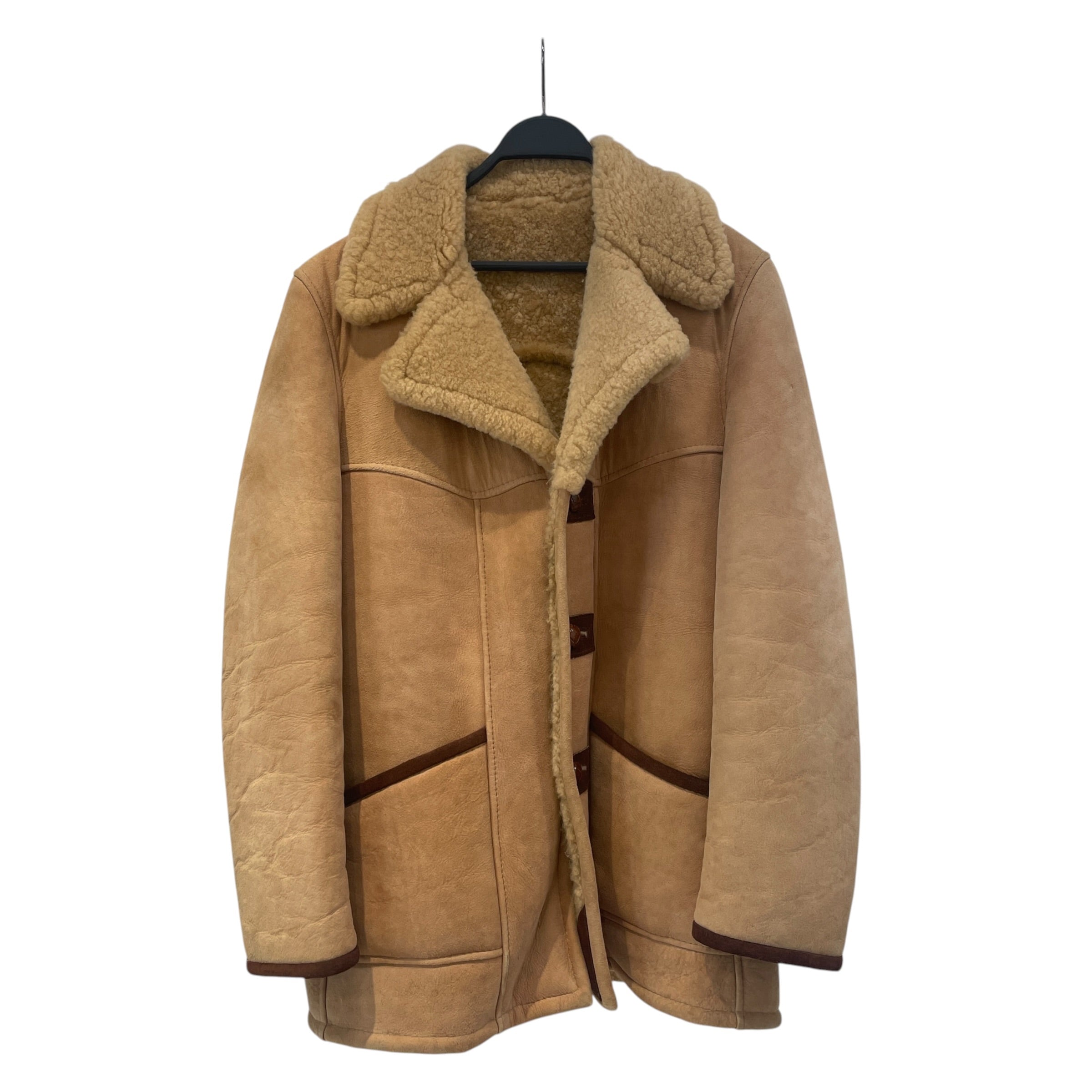 Vintage/Coat/L/Wool/BEG/Shearling coat view 1