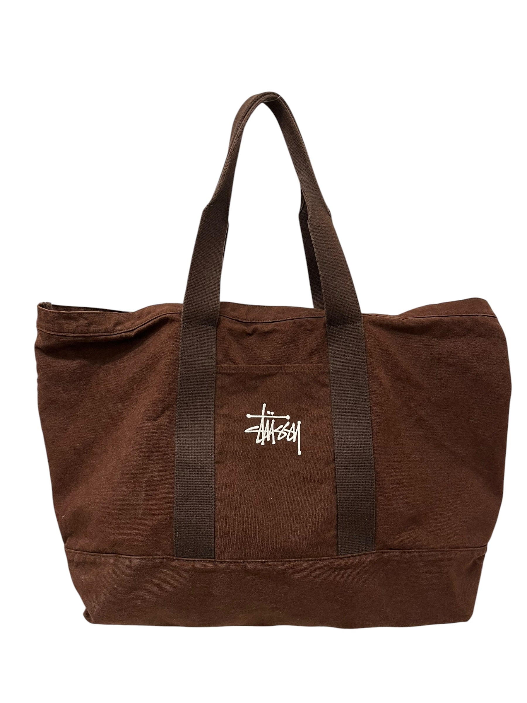 STUSSY/Tote Bag/Cotton/BRW/ view 1