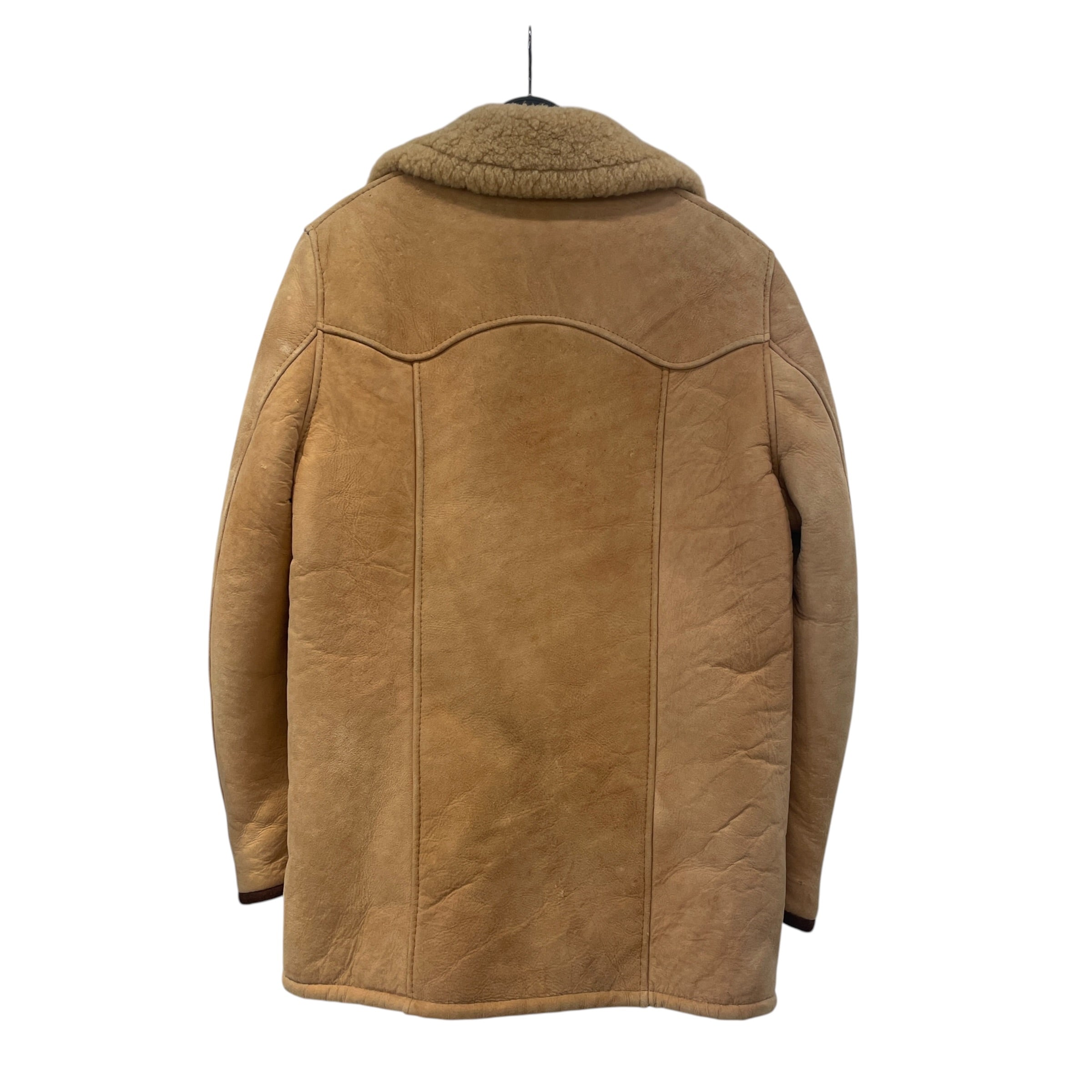 Vintage/Coat/L/Wool/BEG/Shearling coat view 2