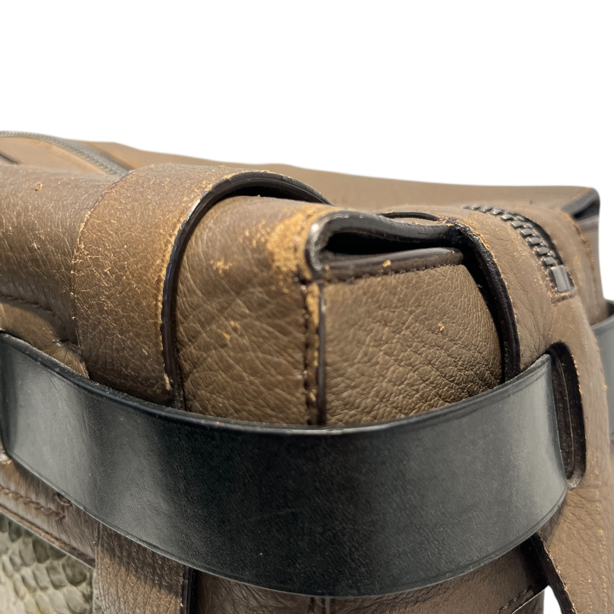 REED KRAKOFF/Hand Bag/Leather/BRW/INSIDE OUT BOXER BAG view 7