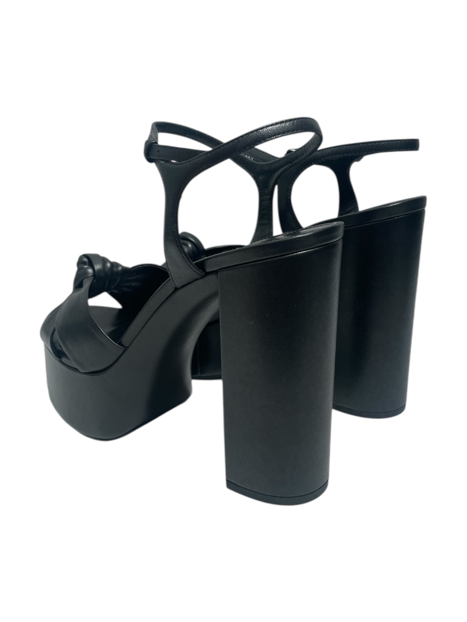 SAINT LAURENT/Heels/EU 42/BLK/bianca 85 node sand view 2