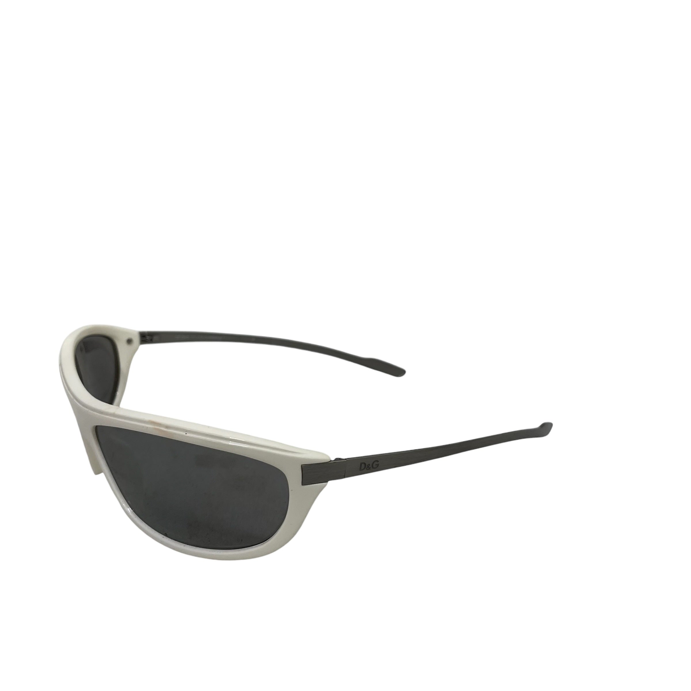 DOLCE&GABBANA/Sunglasses/Plastic/WHT/SILVER LEGS view 2