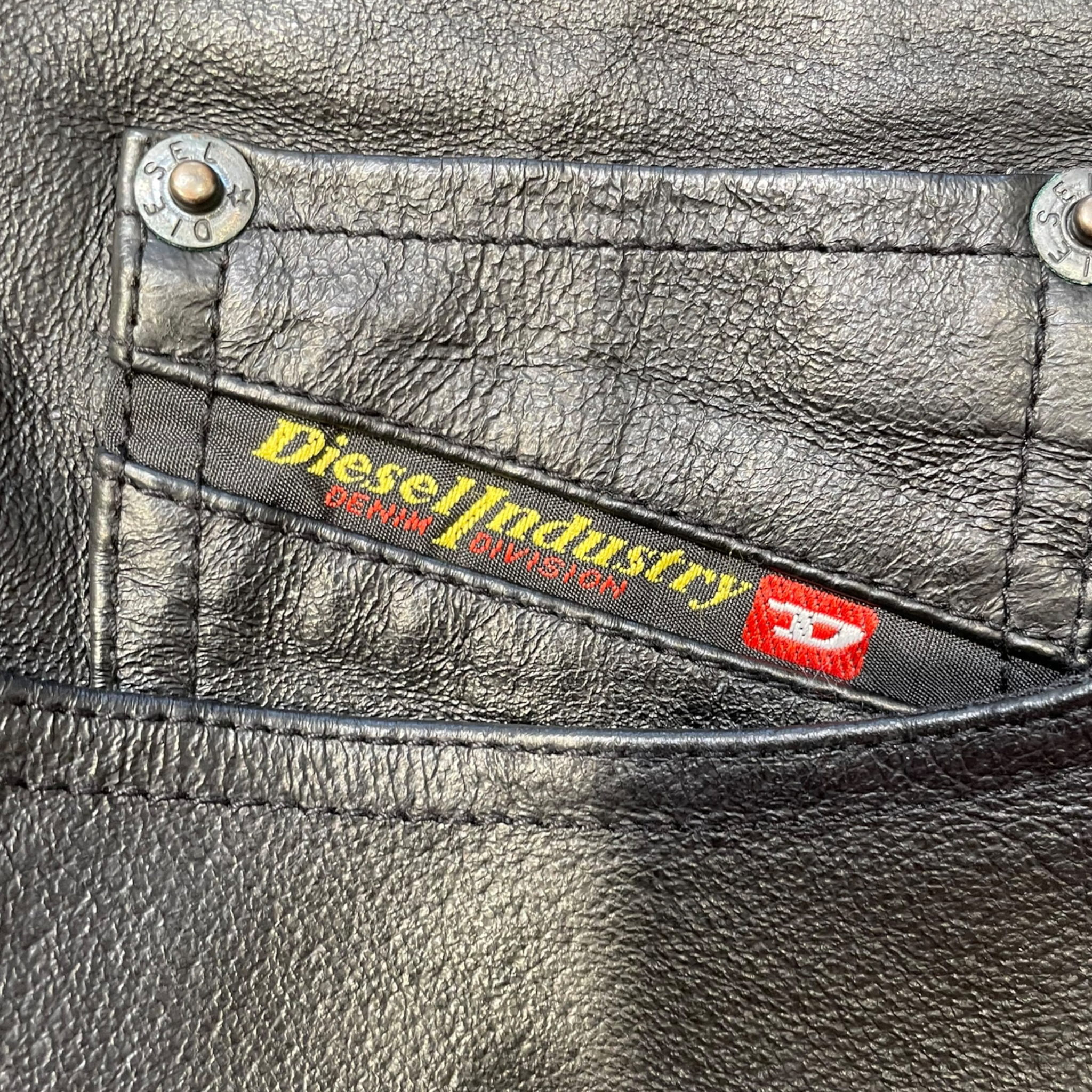 DIESEL/Skinny Pants/30/Leather/BLK/ view 6