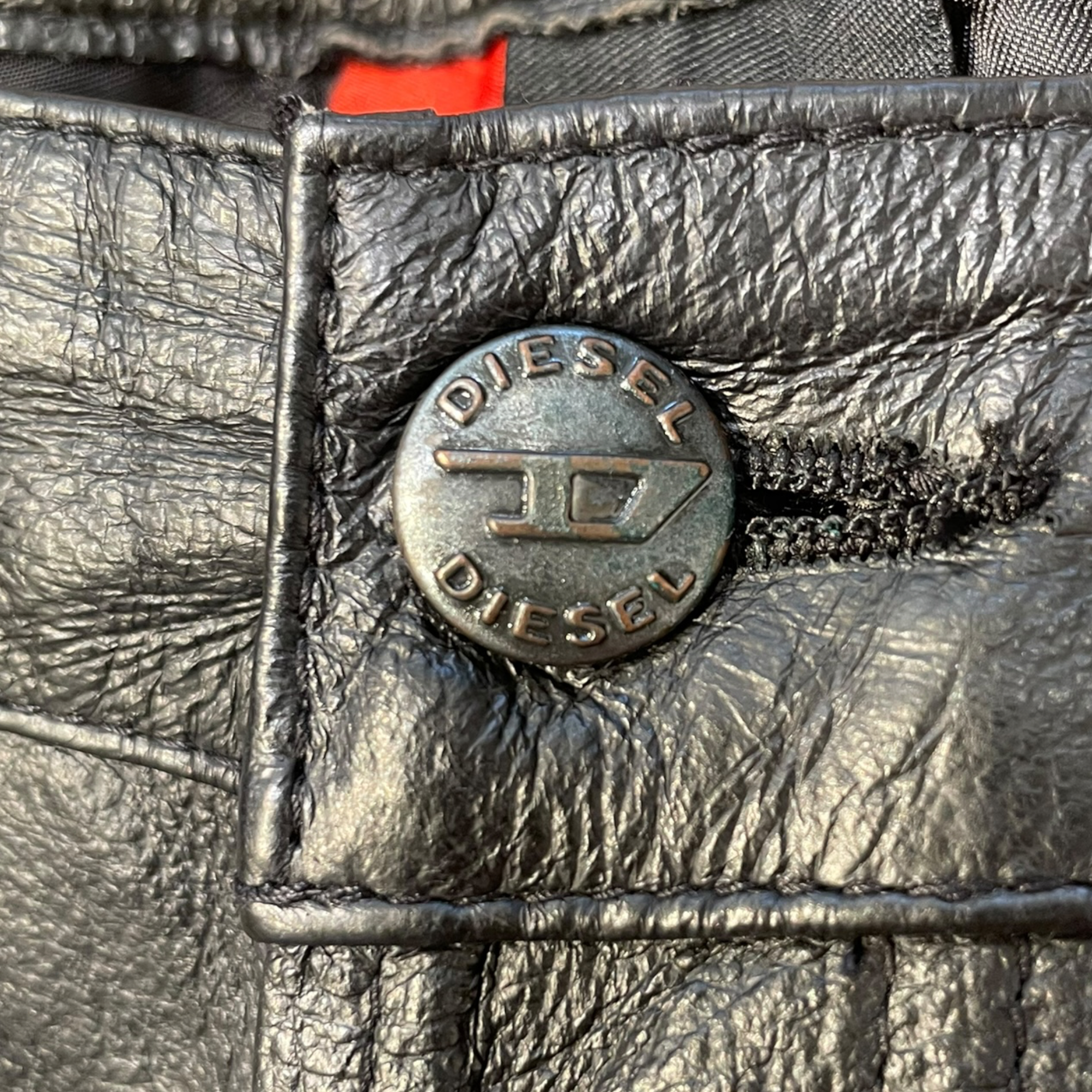 DIESEL/Skinny Pants/30/Leather/BLK/ view 7