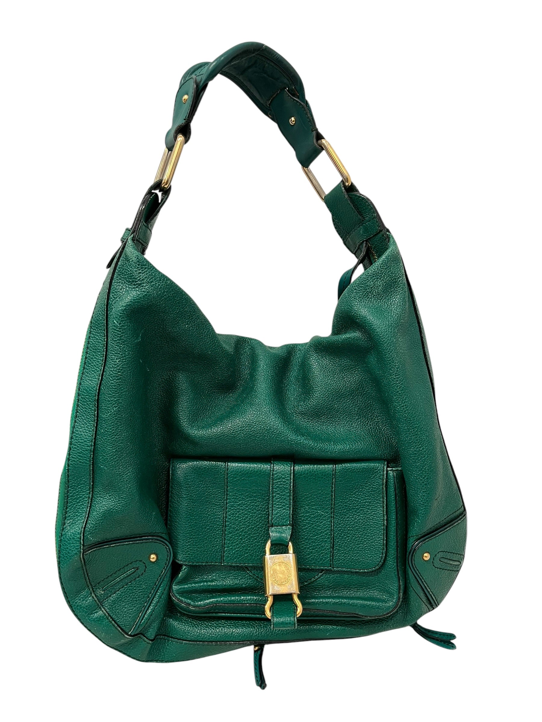 MARC JACOBS/Bag/Leather/GRN/COURTNEY HOBO view 1