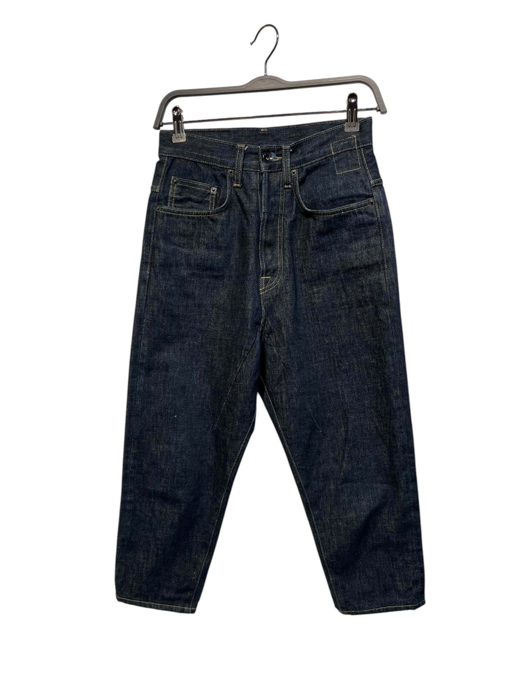 RICK OWENS DRKSHDW/Straight Pants/26/Denim/NVY/Button Fly/DL18F7398-RAWLA view 1