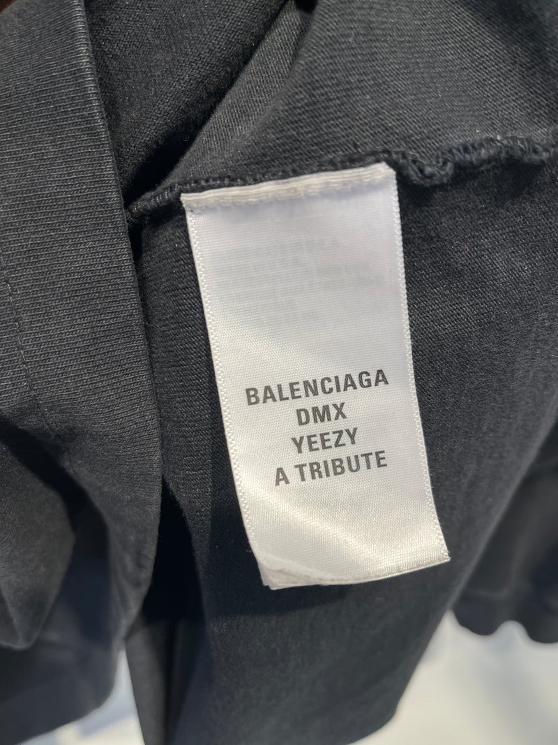 BALENCIAGA/LS T-Shirt/M/Cotton/BLK/DMX LONG SLEEVE