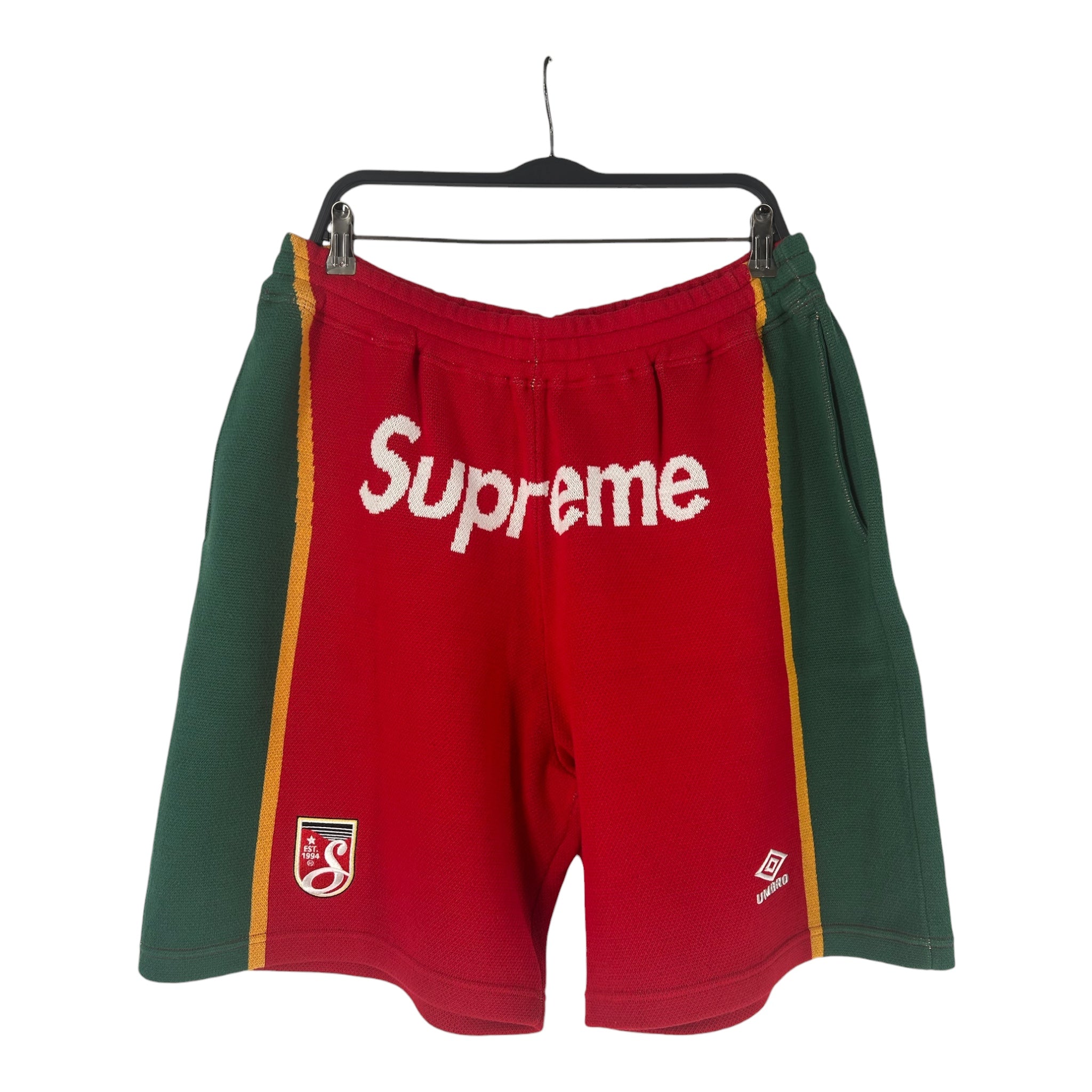 Supreme/UMBRO/Shorts/L/Cotton/MLT/Graphic/RED/GRM/YELL view 1