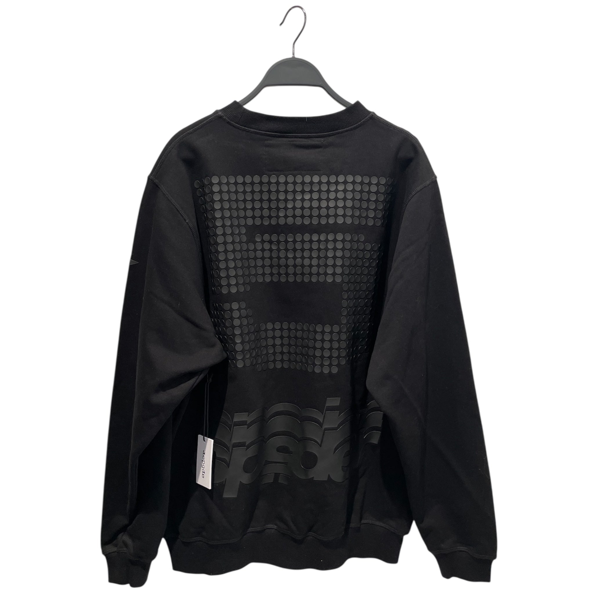 Sp5der/Sweatshirt/M/Cotton/BLK/5 star back print view 2