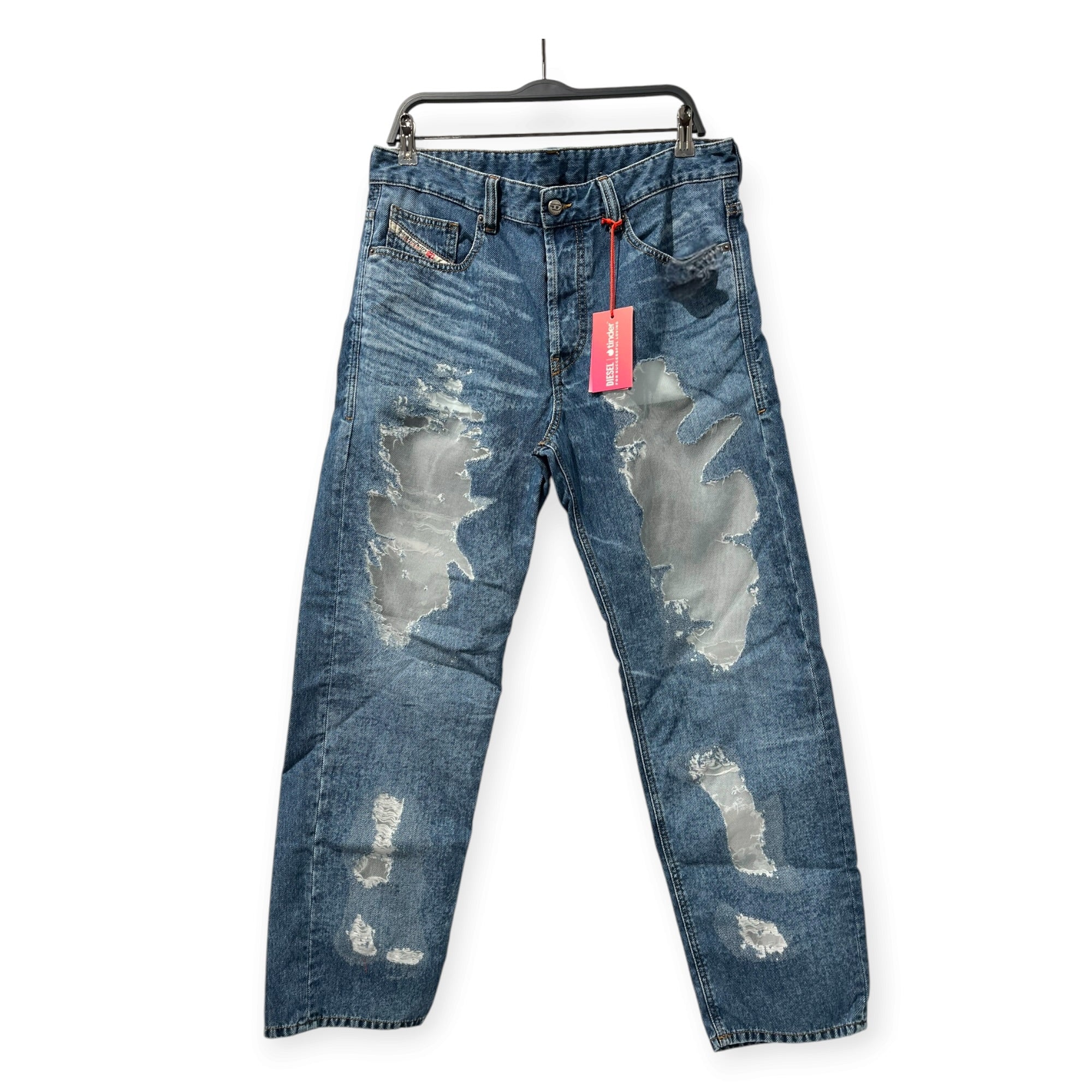 DIESEL/Pants/33/Cotton/BLU/TINDER / RN93243 view 1