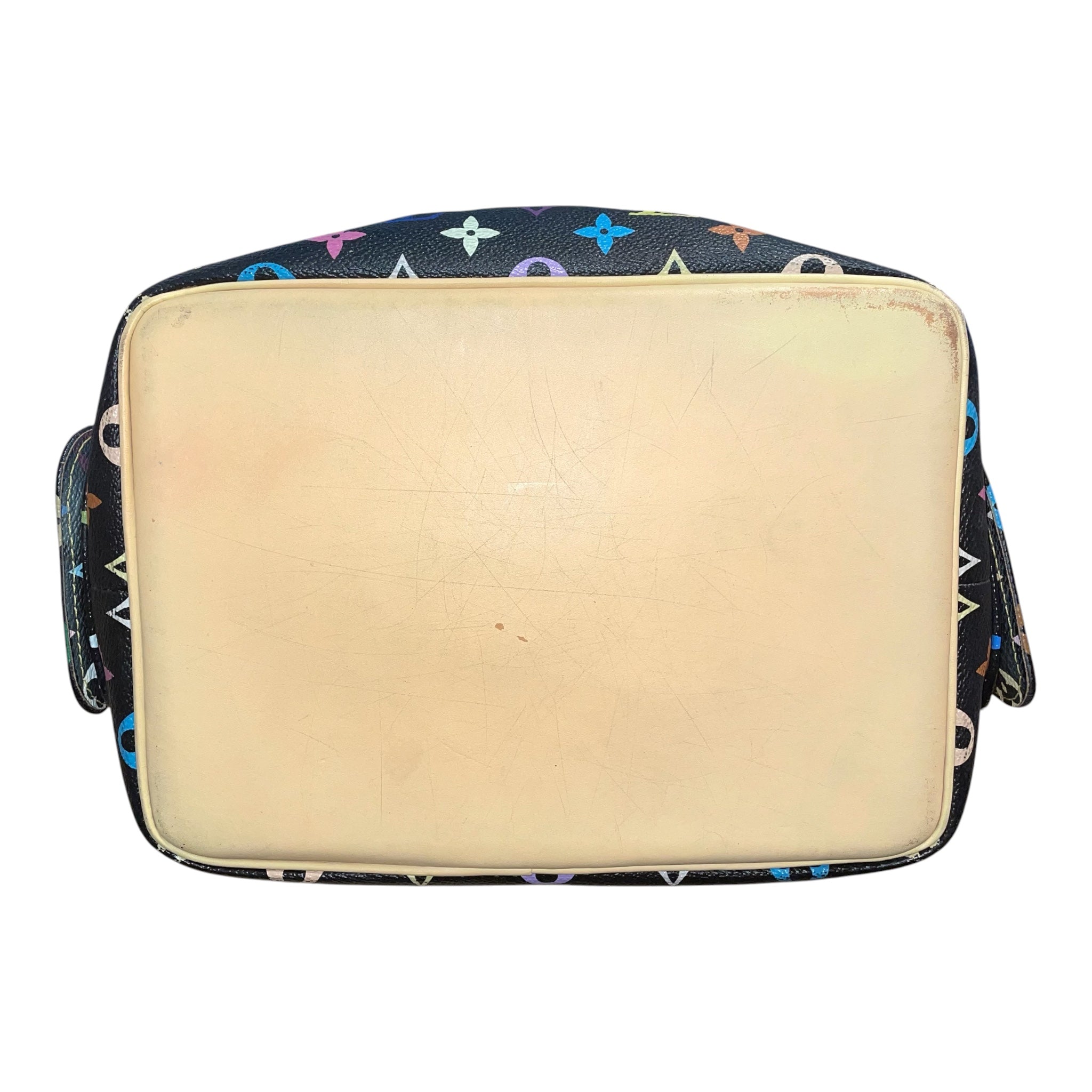 LOUIS VUITTON/Bag/Monogram/Leather/BLK/multicolore noe petit bucket view 3