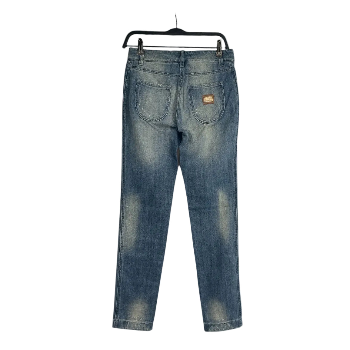 DOLCE&GABBANA/Pants/38/Cotton/BLU/LIGHT WASH/DISTRESSED/FLAP PCK view 2