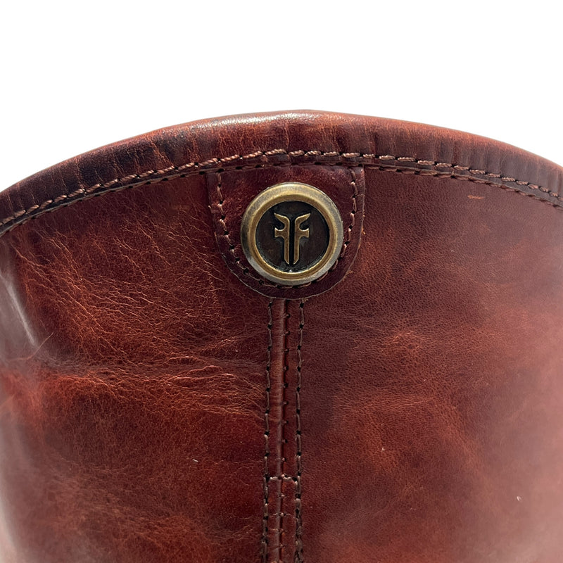 FRYE/Long Boots/US 8.5/Leather/BRW/MELISSA RIDING BOOTS