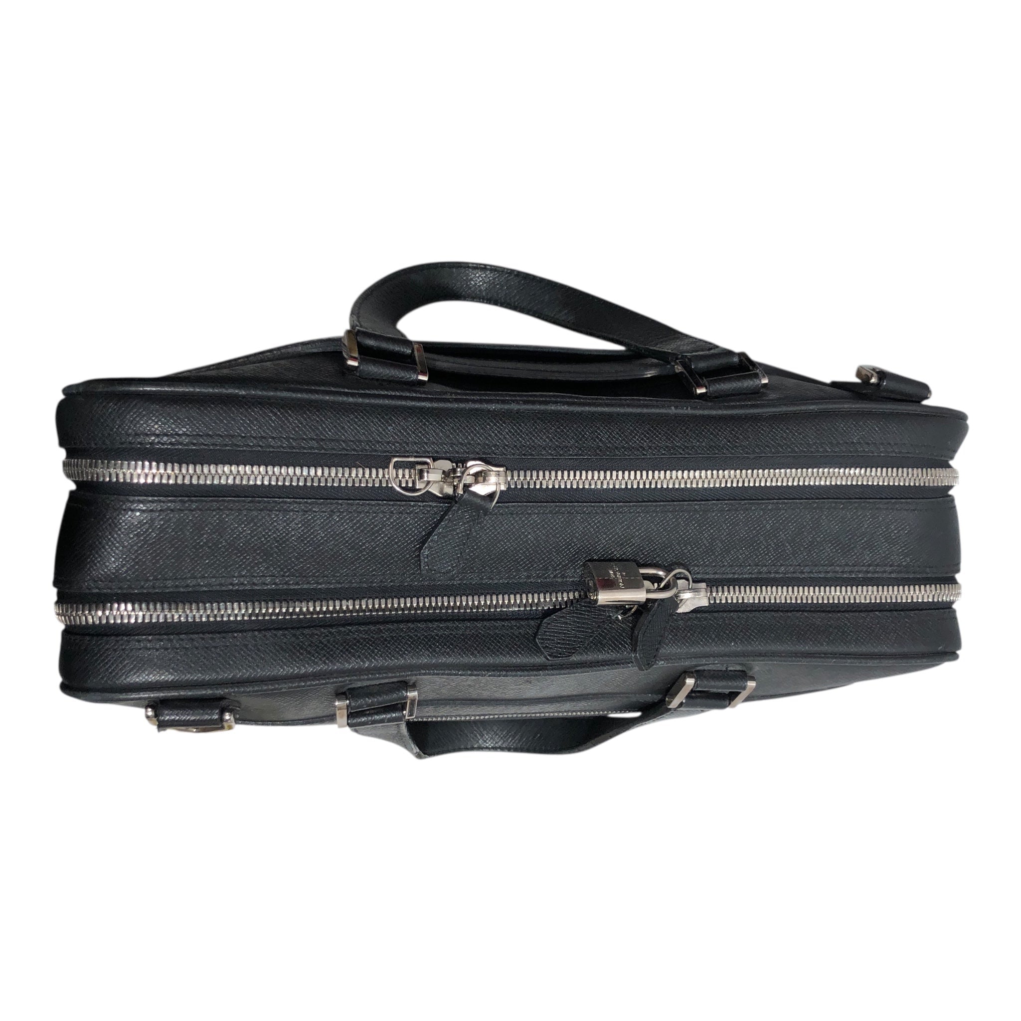 LOUIS VUITTON/Briefcase/Leather/BLK/TAIGA LEATHER view 4