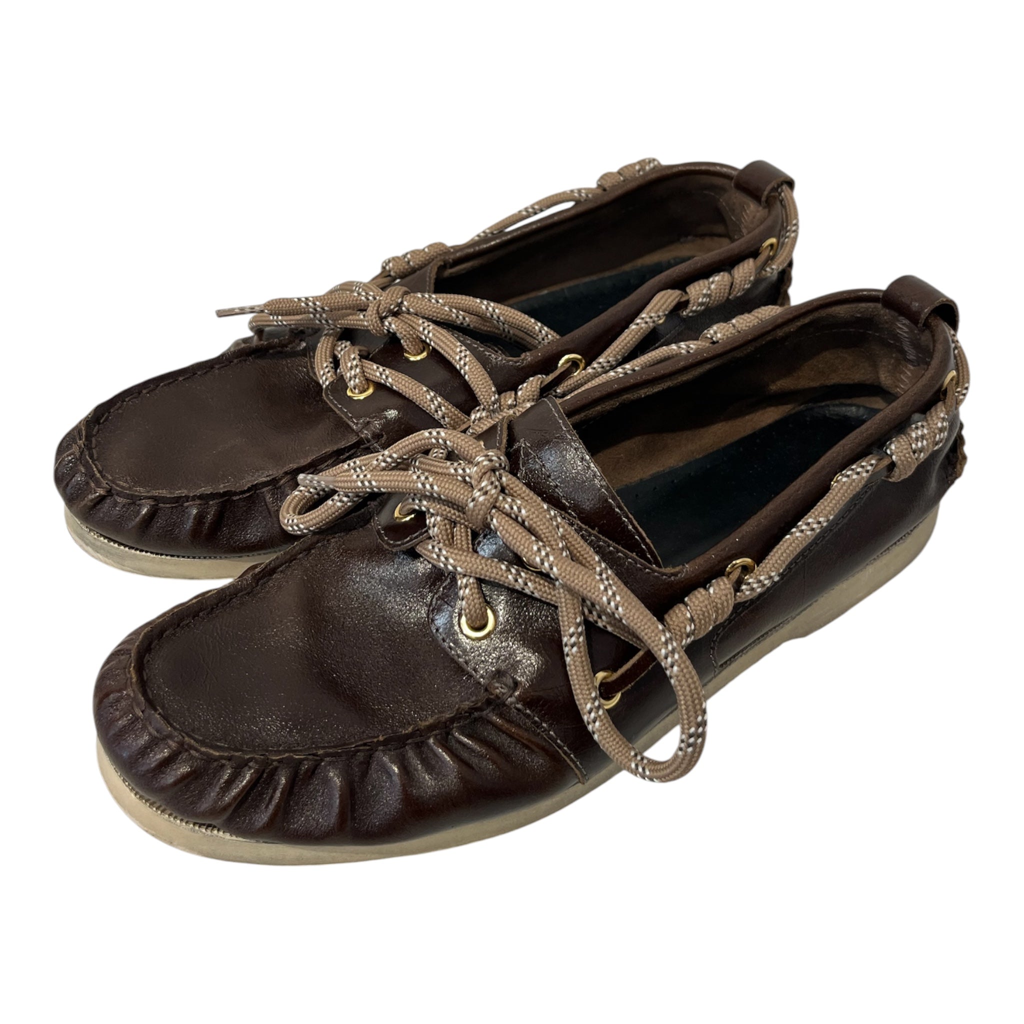 GOLDEN GOOSE/Loafers/EU 42/Leather/BRW/LEATHER CRUISE LOAFERS view 1