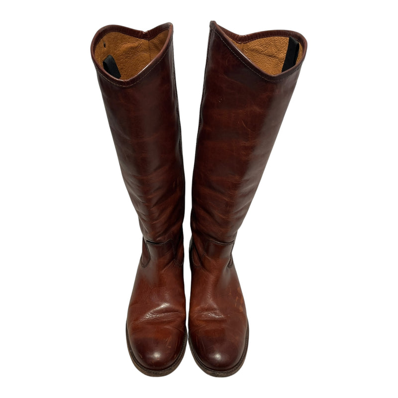 FRYE/Long Boots/US 8.5/Leather/BRW/MELISSA RIDING BOOTS