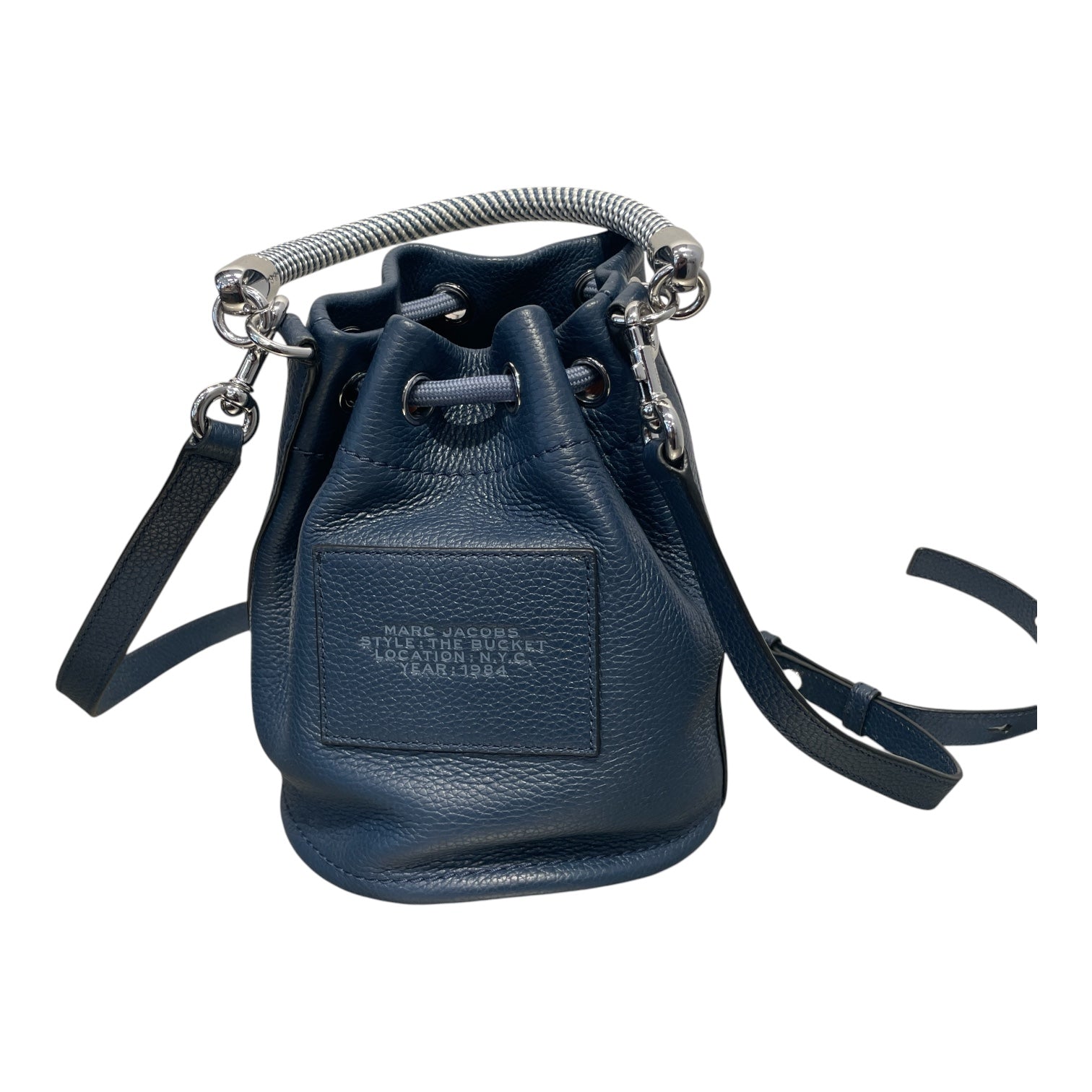 MARC BY MARC JACOBS/Hand Bag/Leather/NVY/Bucket bag view 2