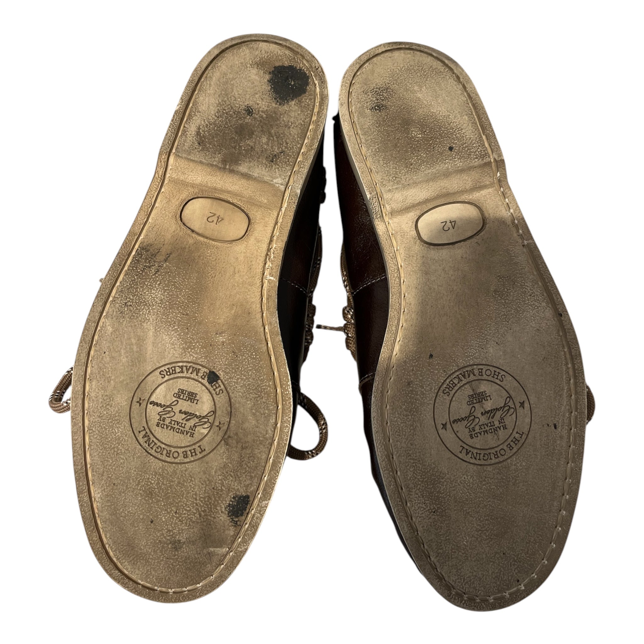 GOLDEN GOOSE/Loafers/EU 42/Leather/BRW/LEATHER CRUISE LOAFERS view 3