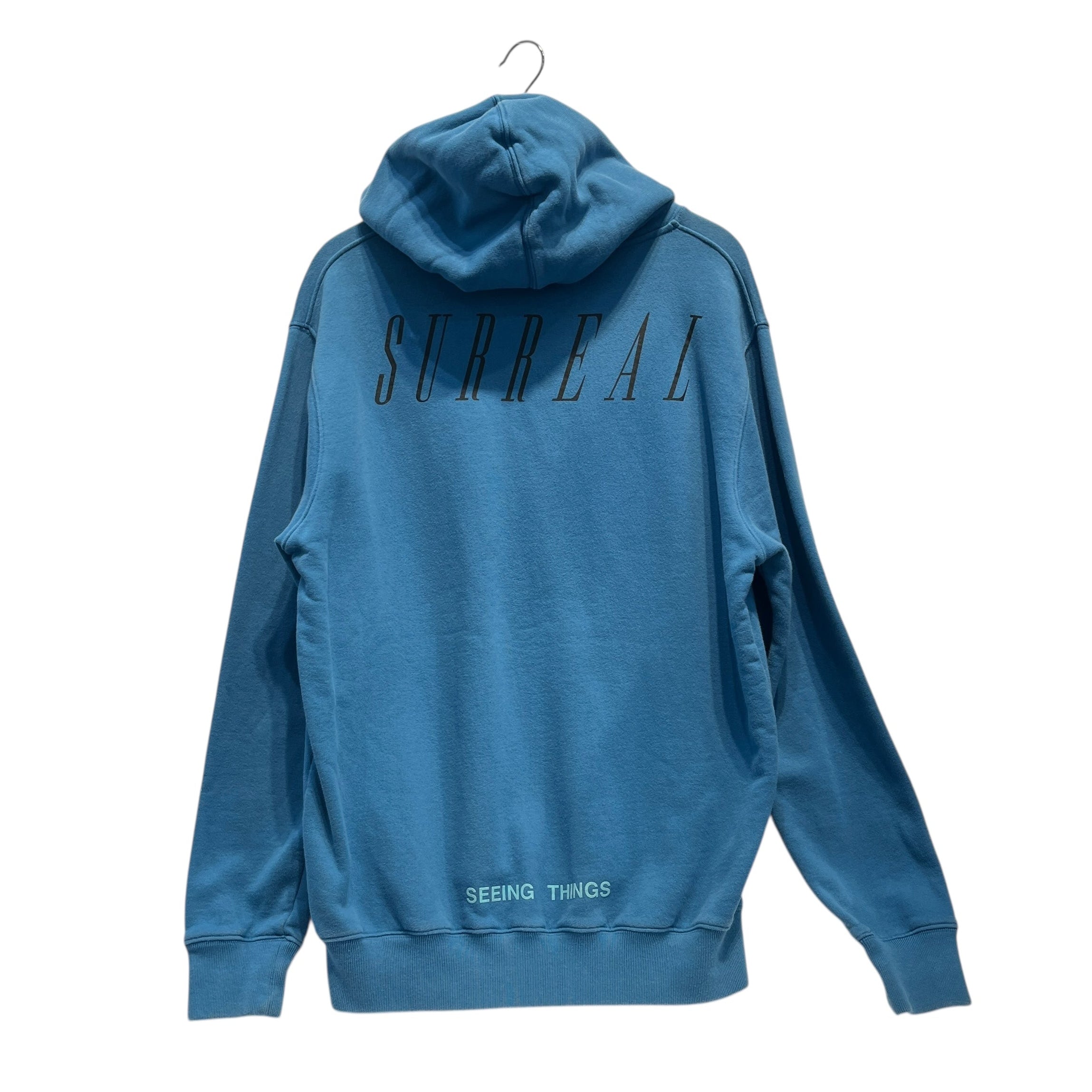 OFF-WHITE/Hoodie/L/Cotton/BLU/Pullover/SURREAL view 2
