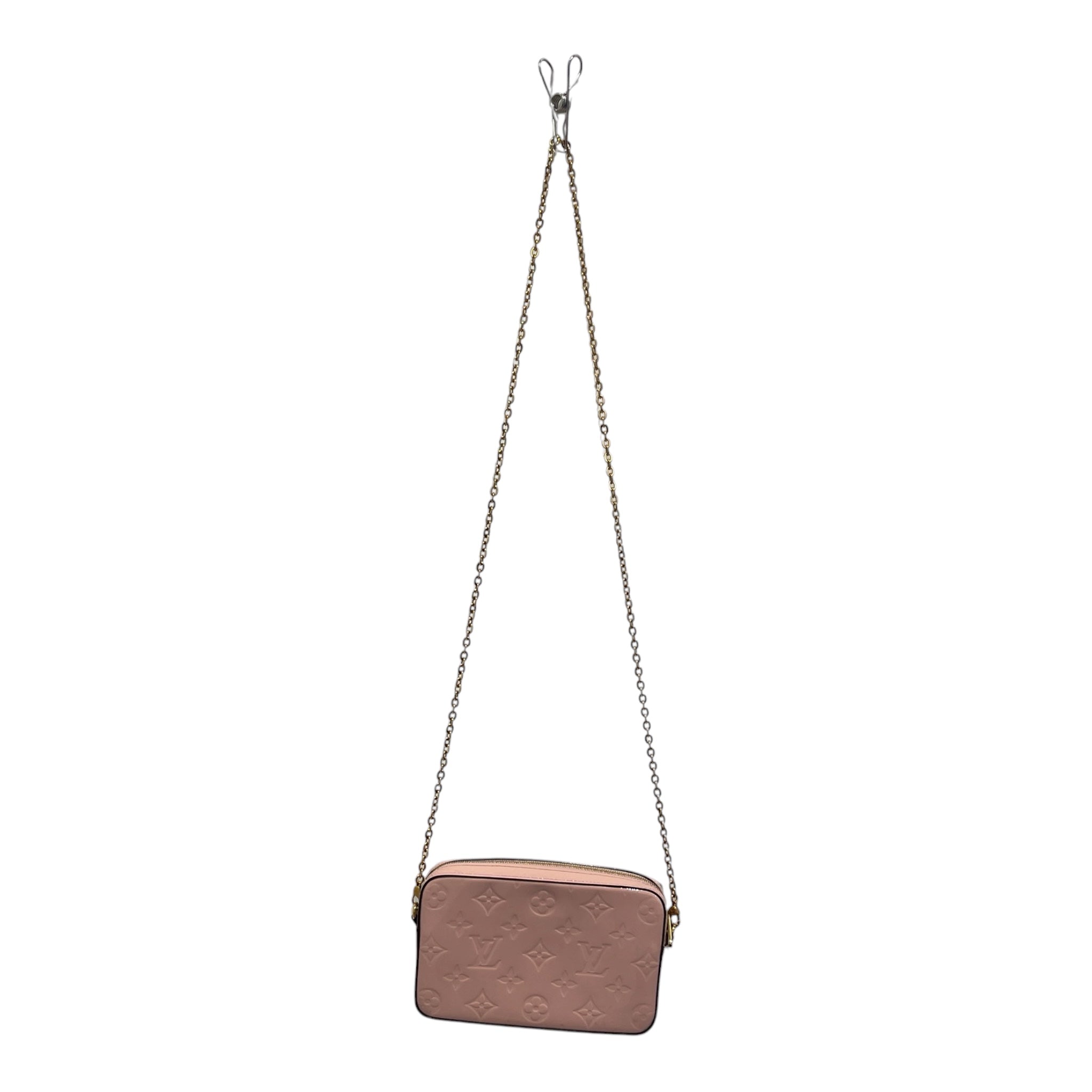 LOUIS VUITTON/Hand Bag/Leather/PNK/vernis camera pouch view 1