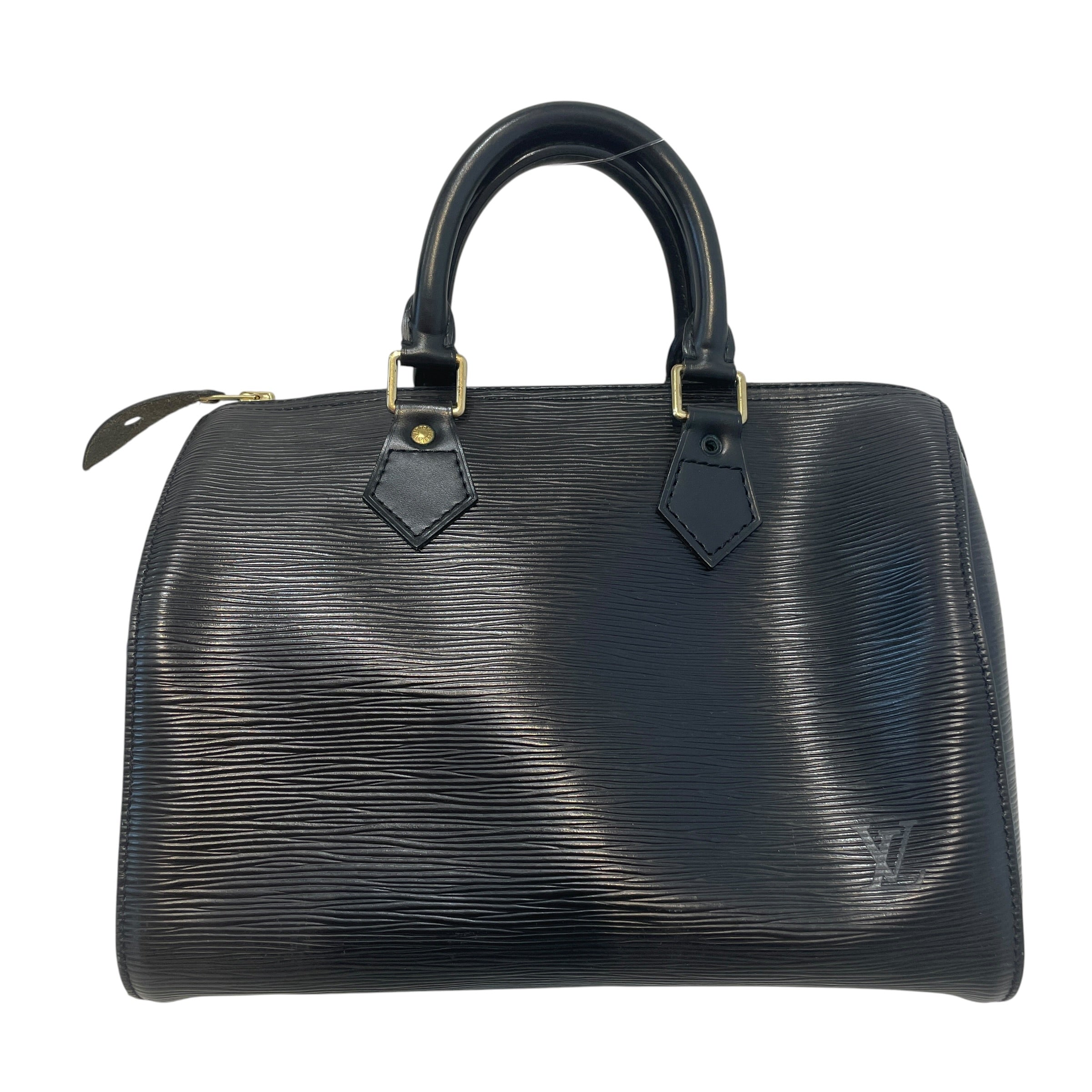 LOUIS VUITTON/Hand Bag/Leather/BLK/Epi Leather Speedy view 2