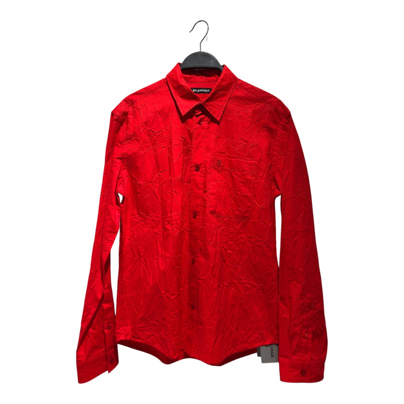 BALENCIAGA/LS Shirt/38/Cotton/RED/