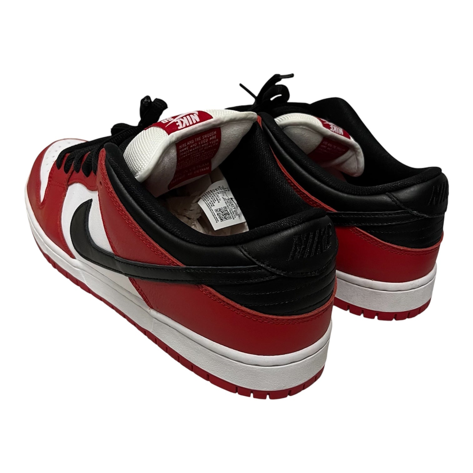 NIKE/SB DUNK LOW PRO/Low-Sneakers/US 13/Leather/RED/BQ6817-600 view 2