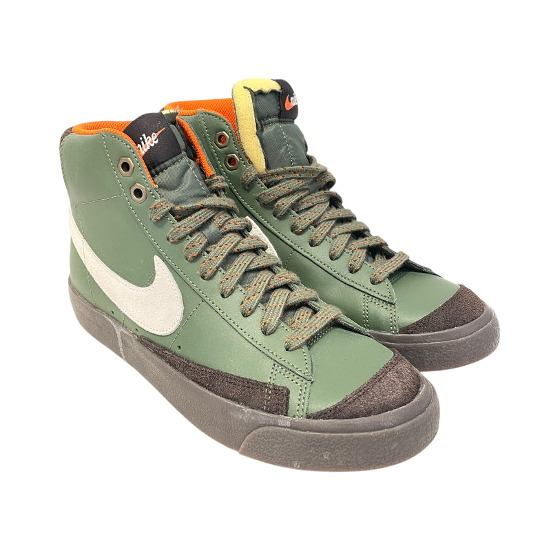 NIKE/Hi-Sneakers/US 8/GRN/mid skate shoes