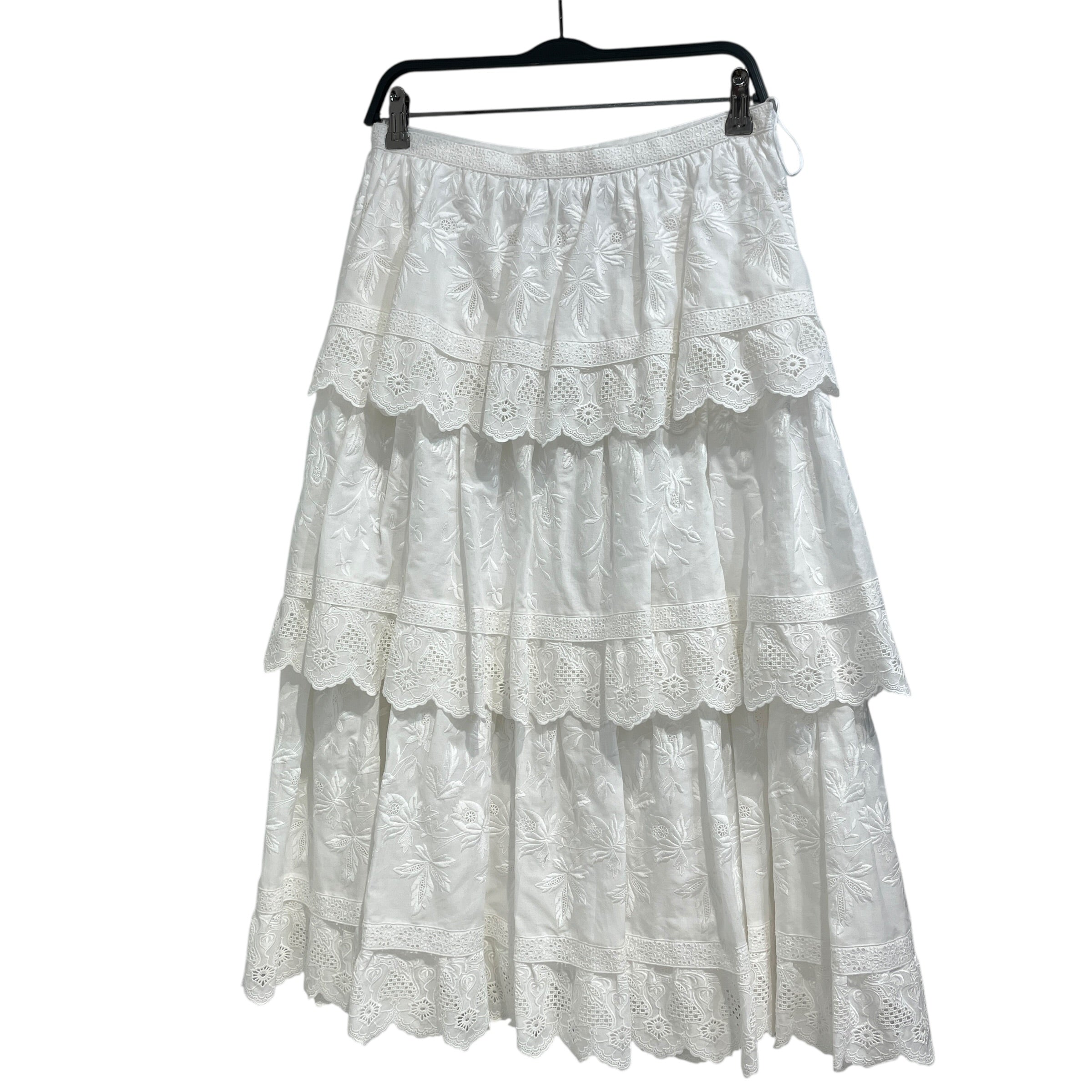 RALPH LAUREN PURPLE LABEL/Long Skirt/6/Cotton/WHT/Caitilin view 2