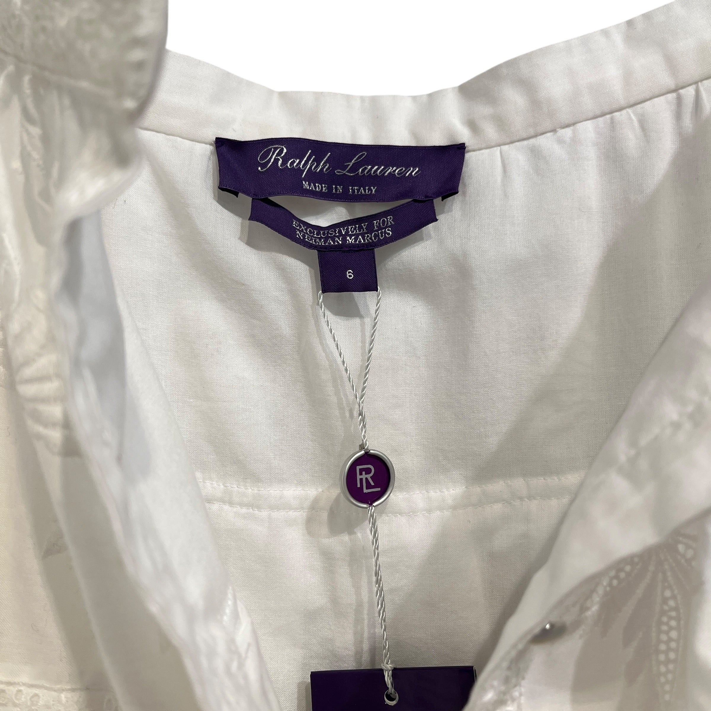 RALPH LAUREN PURPLE LABEL/Long Skirt/6/Cotton/WHT/Caitilin view 3