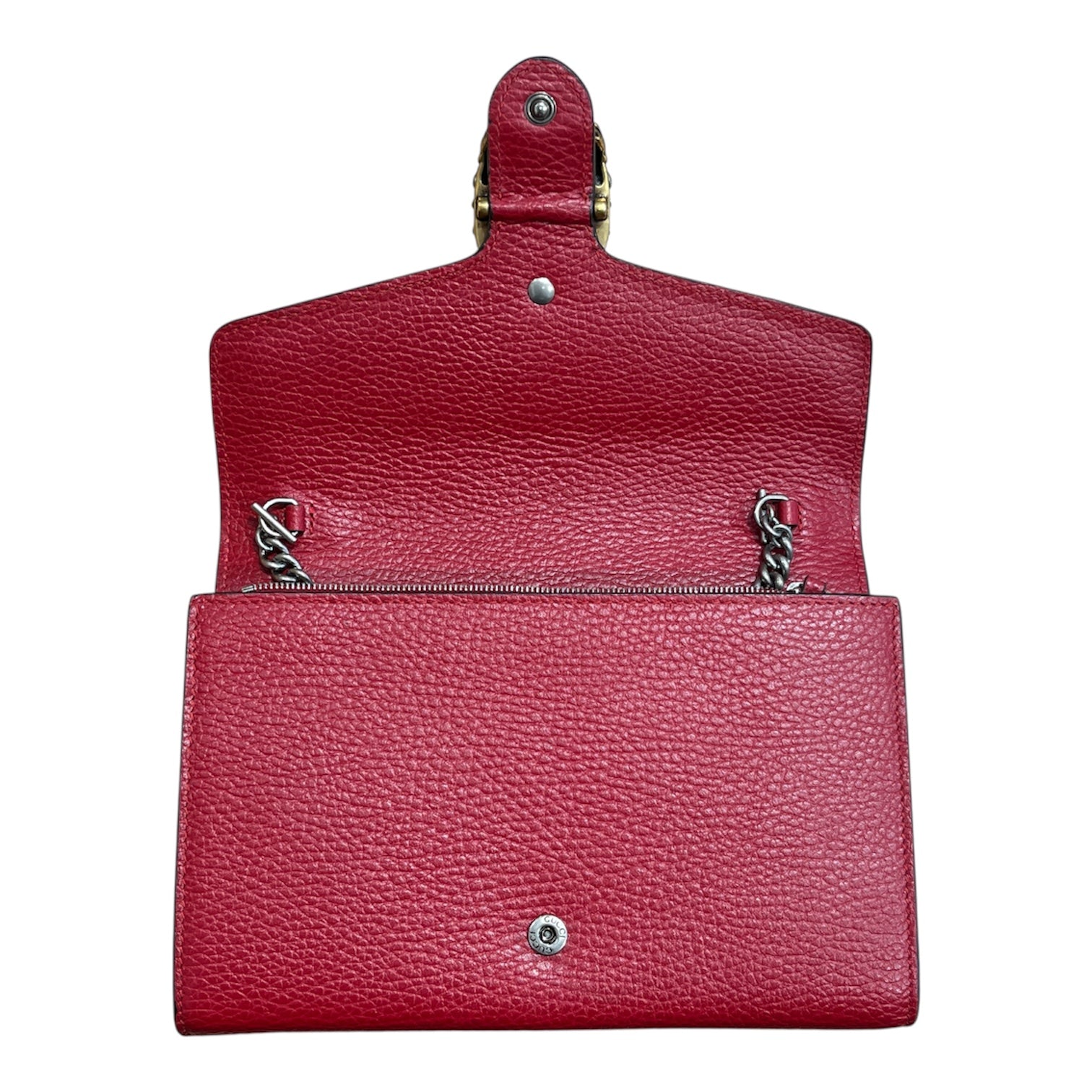 GUCCI/Cross Body Bag/Leather/RED/Dionysus Chain bag view 3