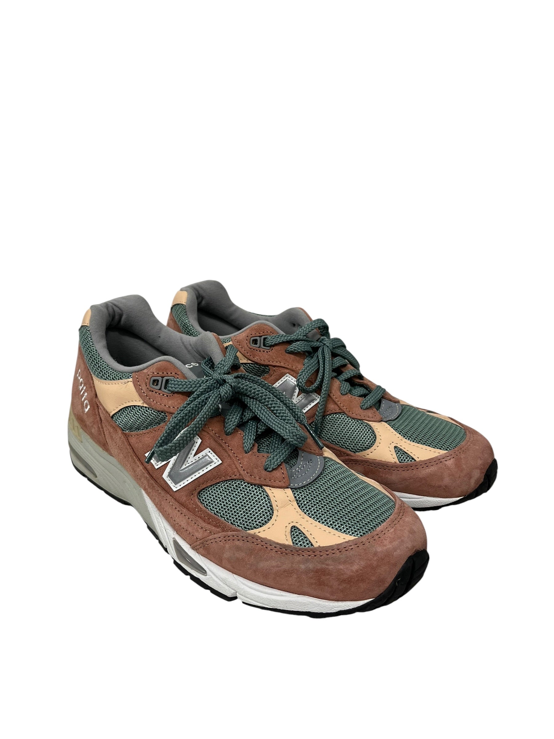 NEW BALANCE/Patta/Low-Sneakers/US 8.5/Suede/PNK/991 CORAL SUEDE, TEEL ACCENT view 1