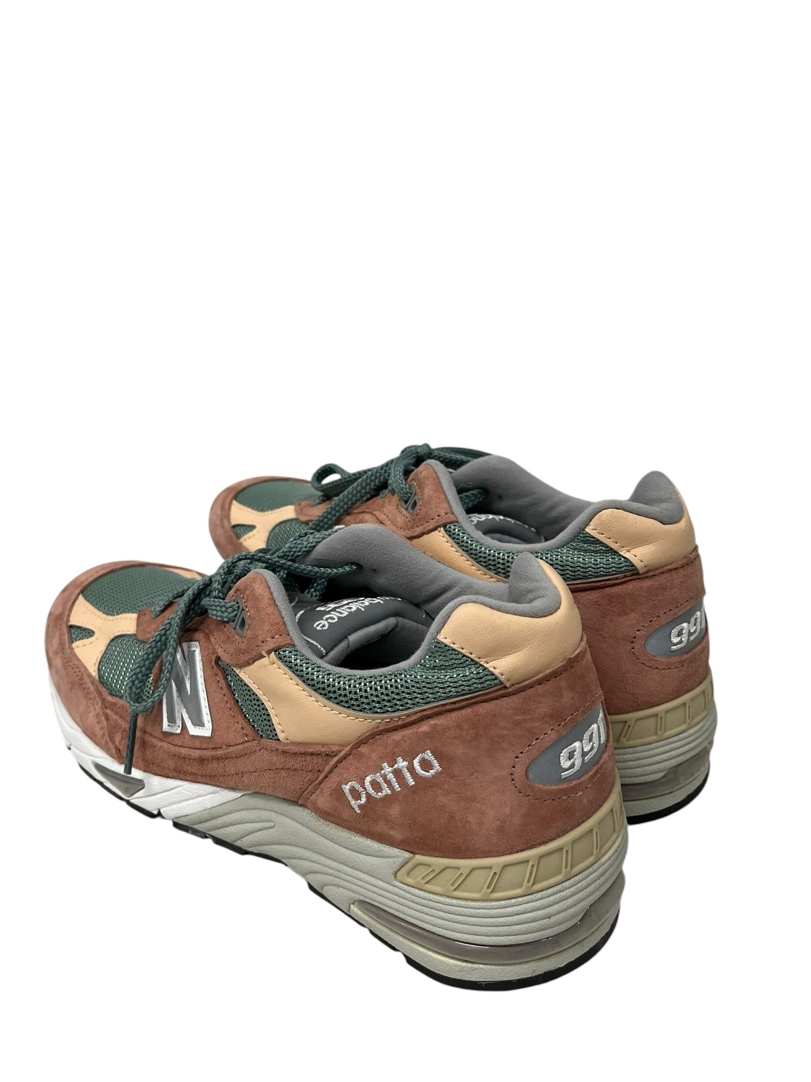 NEW BALANCE/Patta/Low-Sneakers/US 8.5/Suede/PNK/991 CORAL SUEDE, TEEL ACCENT view 2