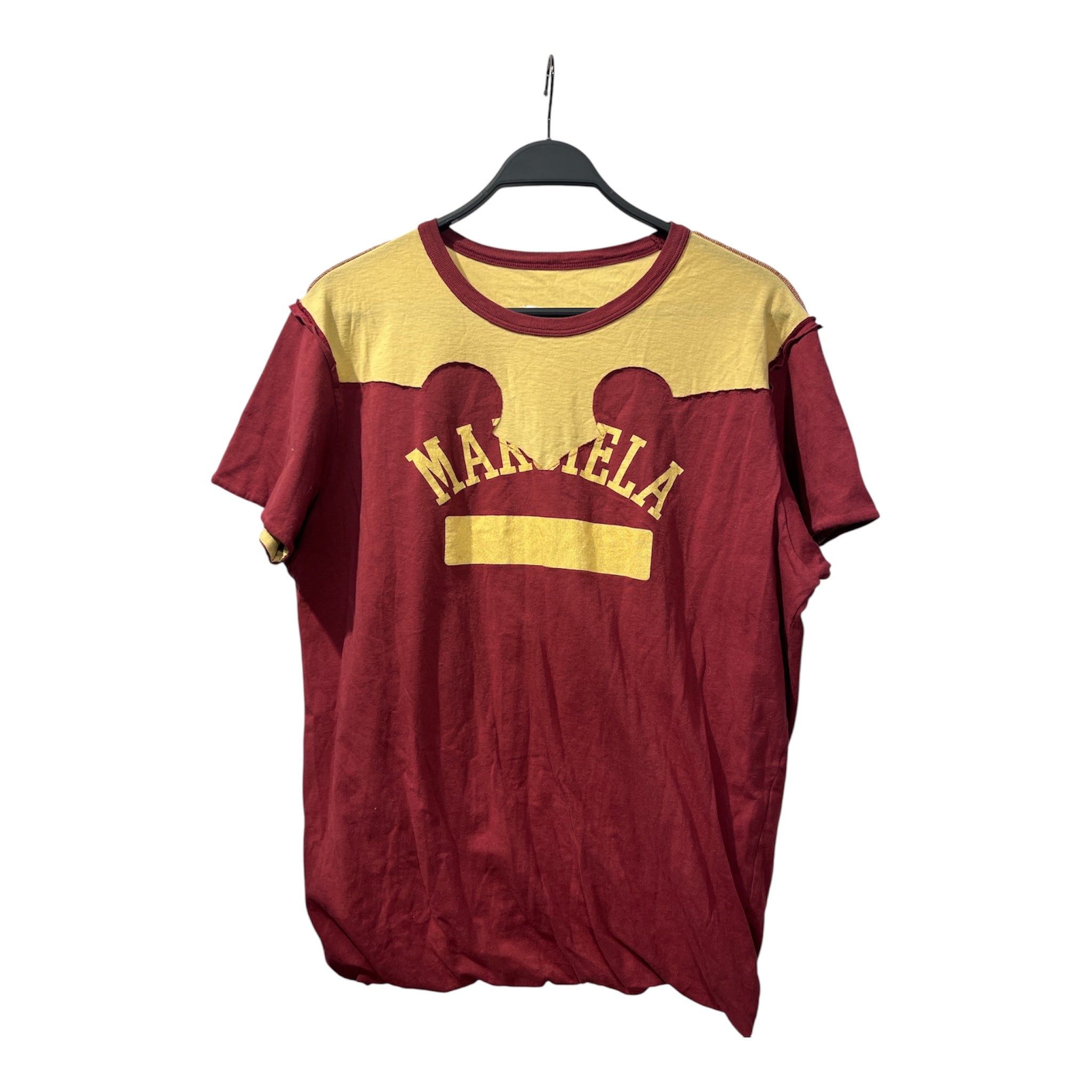 Martin Margiela/T-Shirt/1/Cotton/RED/All Over Print/western logo shirt ivory logo view 1
