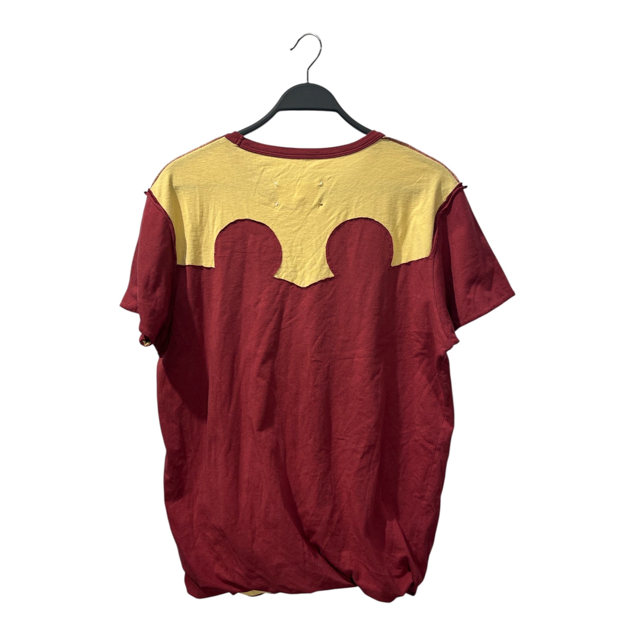 Martin Margiela/T-Shirt/1/Cotton/RED/All Over Print/western logo shirt ivory logo view 2