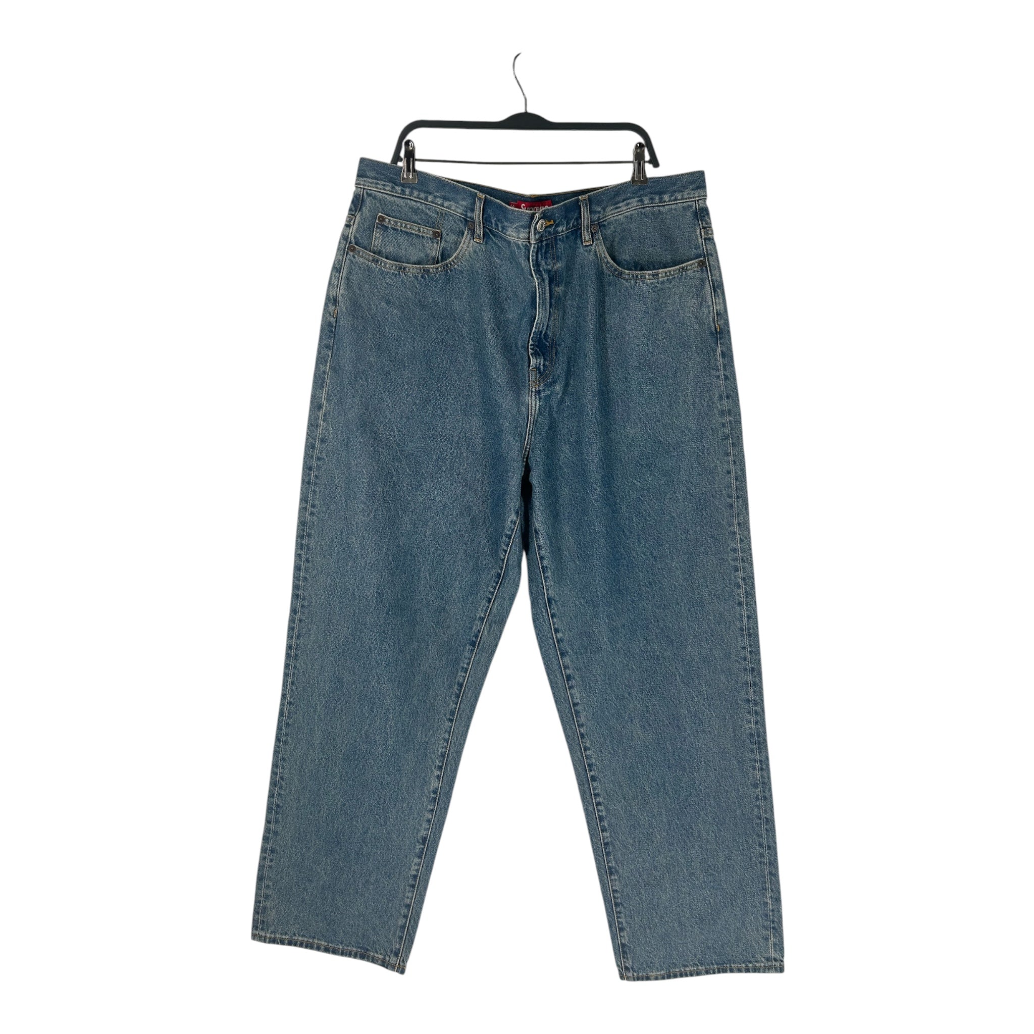 Supreme/Straight Pants/38/Denim/BLU/NVY RED LOGO BACK PKT view 1